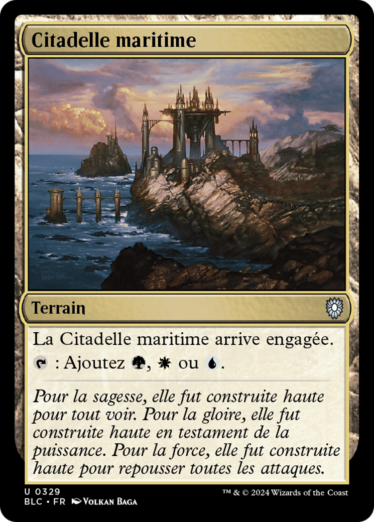 Citadelle maritime — Bloomburrow Commander — Magic: The Gathering