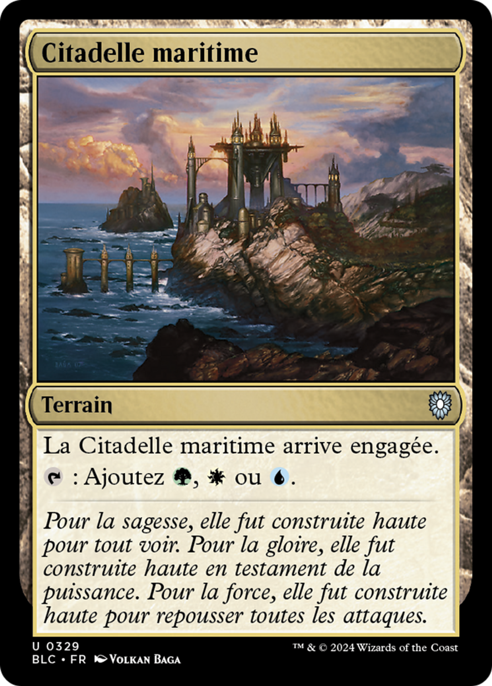 Citadelle maritime — Bloomburrow Commander — Magic: The Gathering