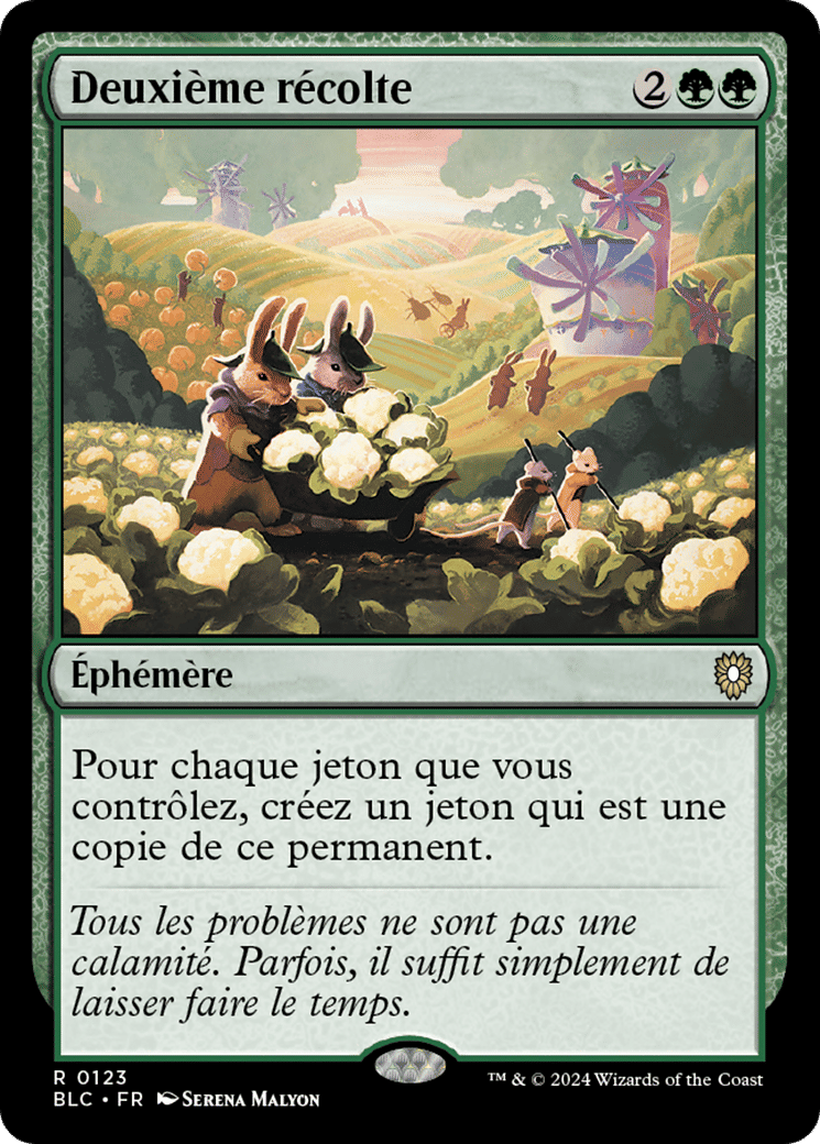 Deuxième récolte — Bloomburrow Commander — Magic: The Gathering