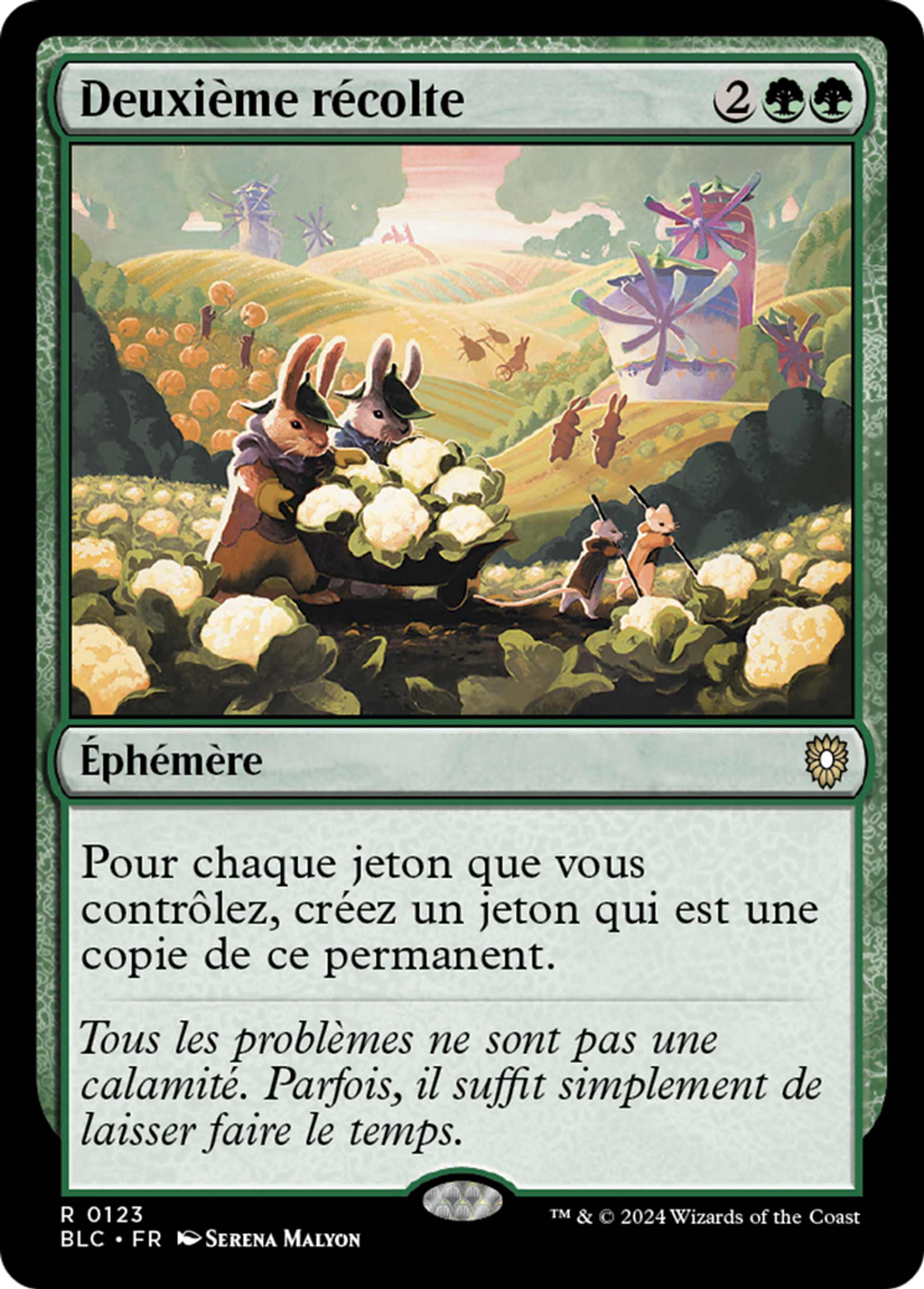 Deuxième récolte — Bloomburrow Commander — Magic: The Gathering