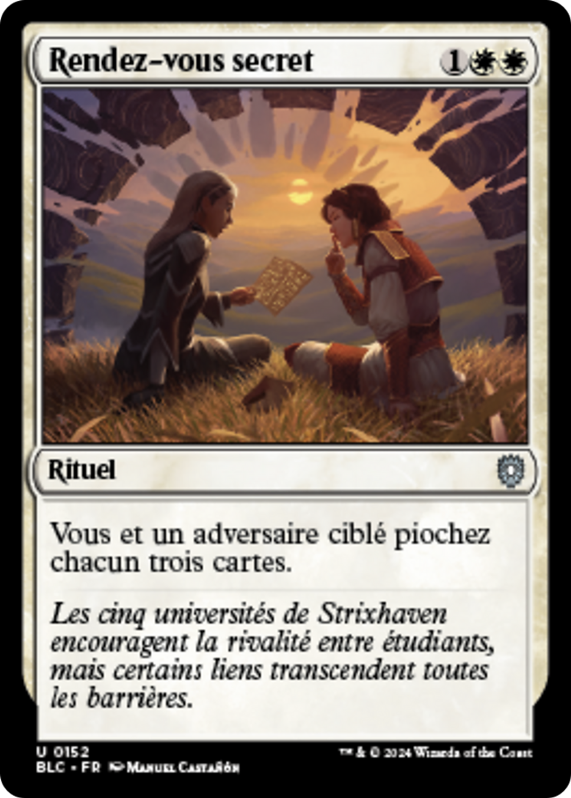 Rendez-vous secret — Bloomburrow Commander — Magic: The Gathering