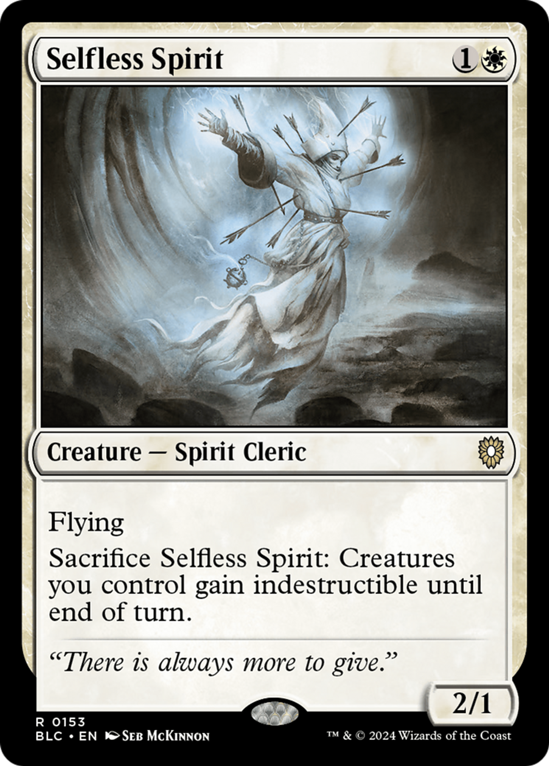 Selfless Spirit — Bloomburrow Commander — Magic: The Gathering