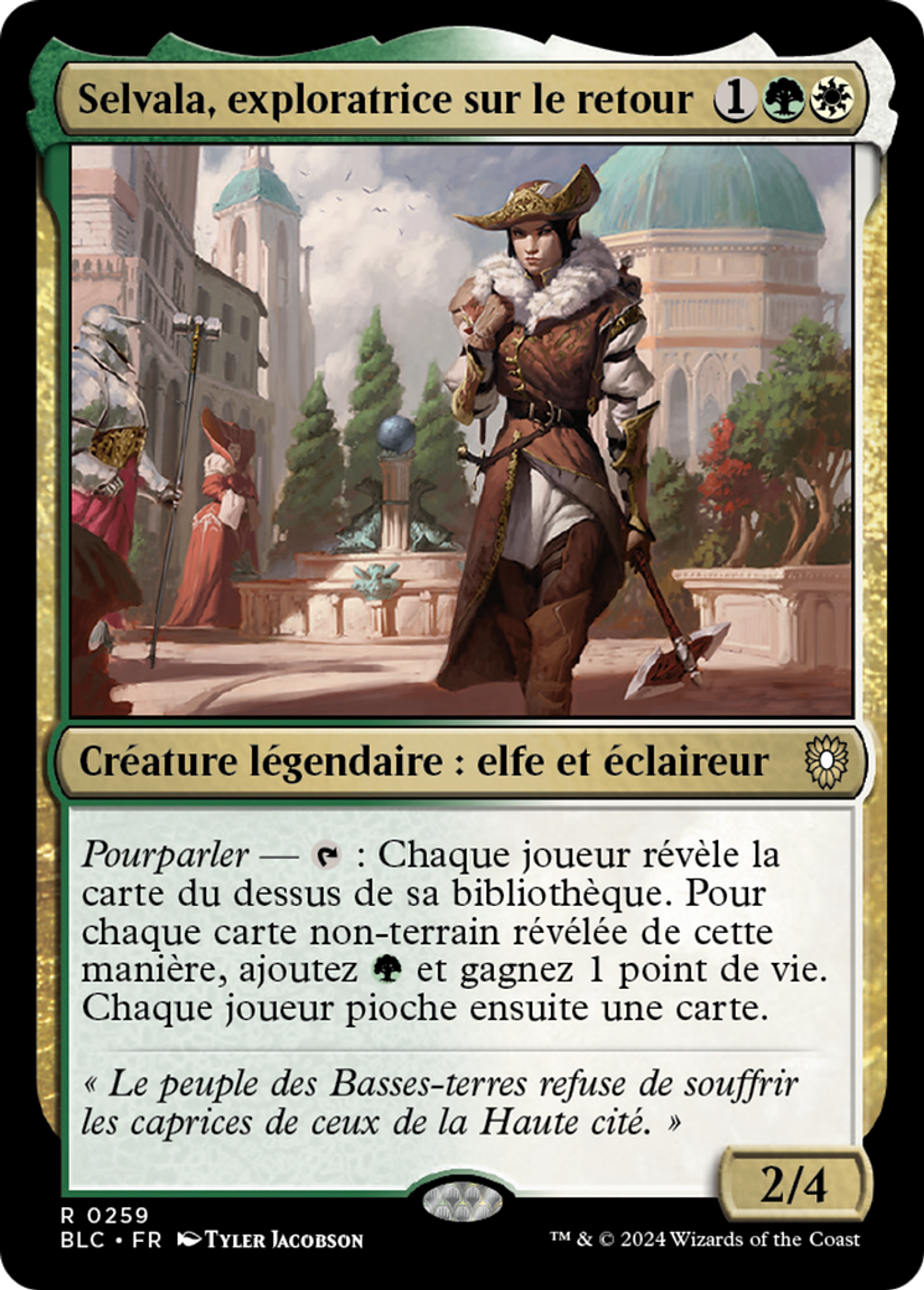 Selvala, exploratrice sur le retour — Bloomburrow Commander — Magic: The Gathering