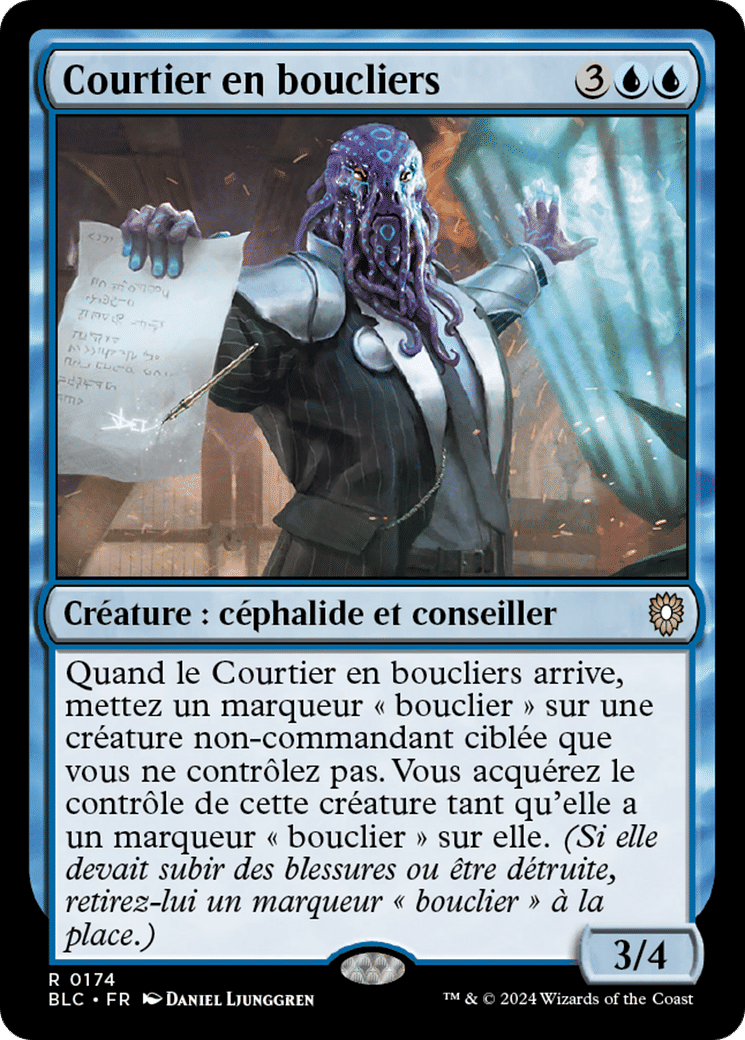 Courtier en boucliers — Bloomburrow Commander — Magic: The Gathering