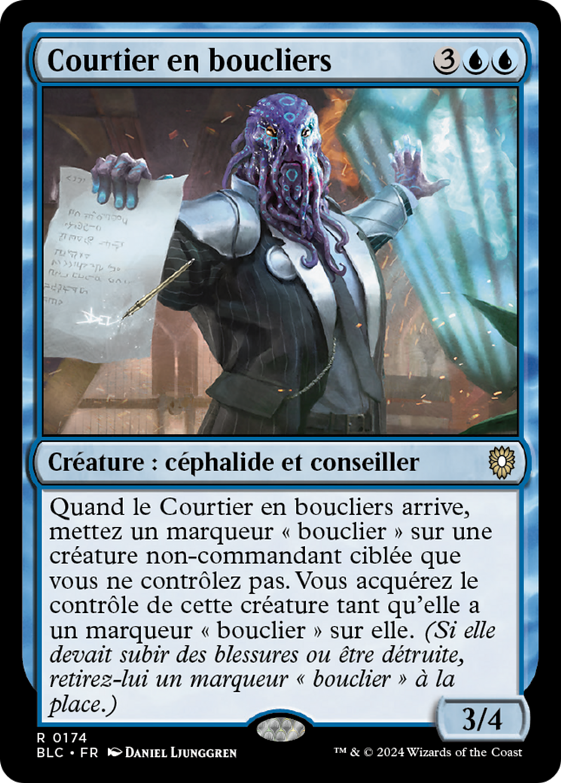 Courtier en boucliers — Bloomburrow Commander — Magic: The Gathering