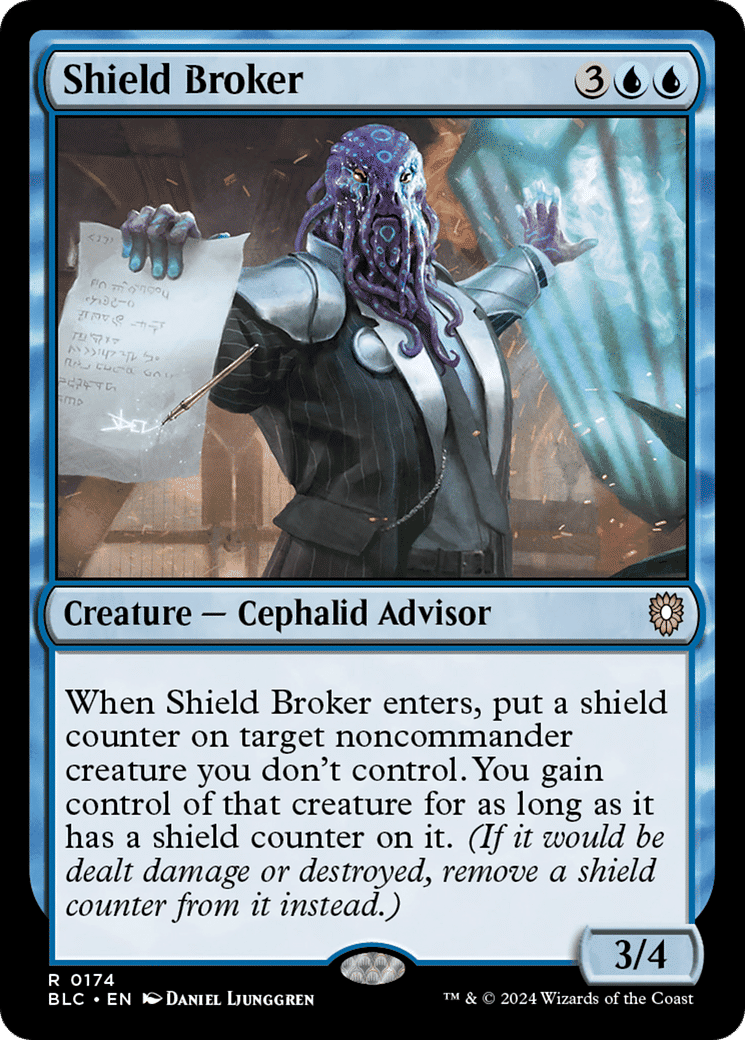 Shield Broker — Bloomburrow Commander — Magic: The Gathering