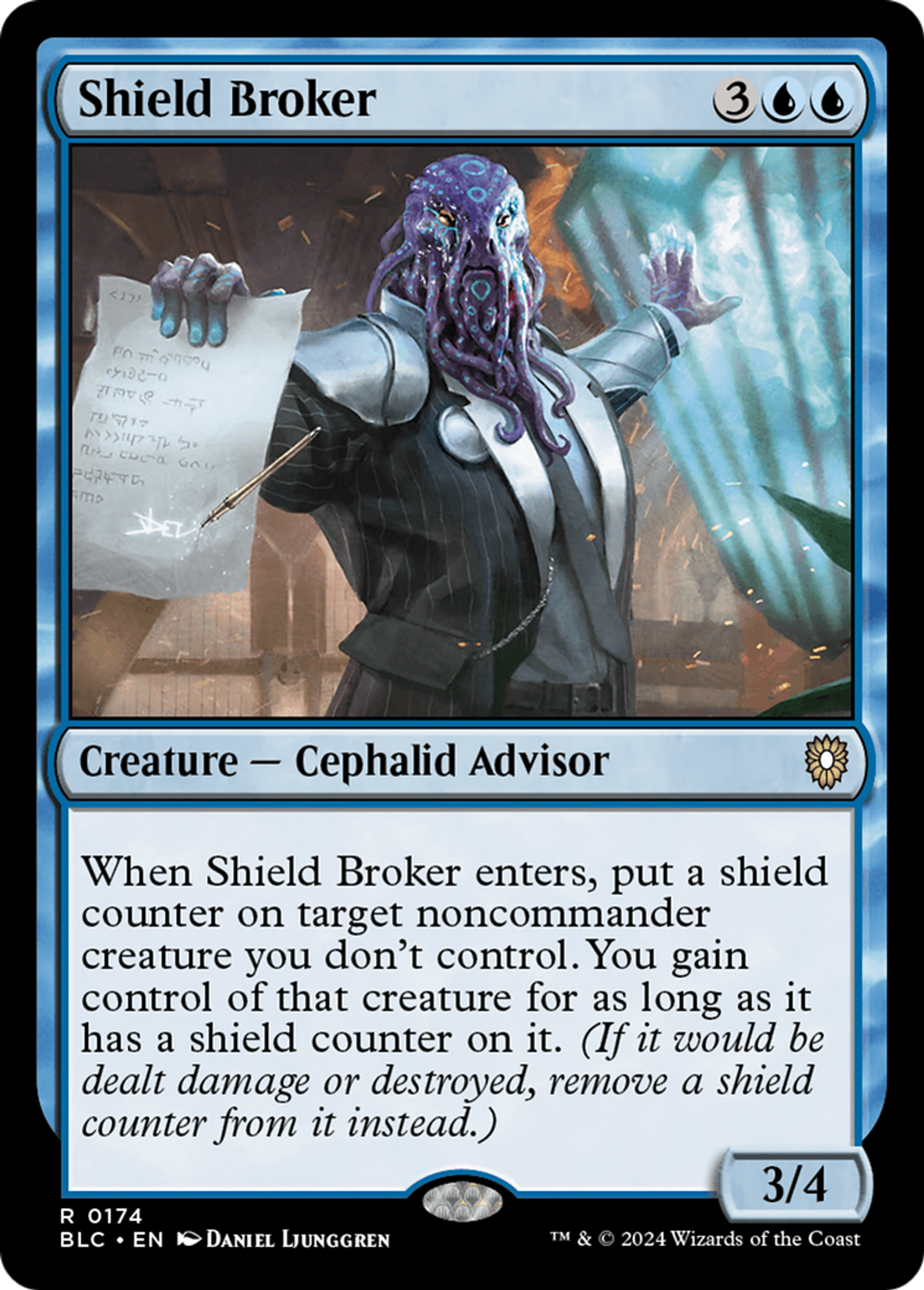 Shield Broker — Bloomburrow Commander — Magic: The Gathering