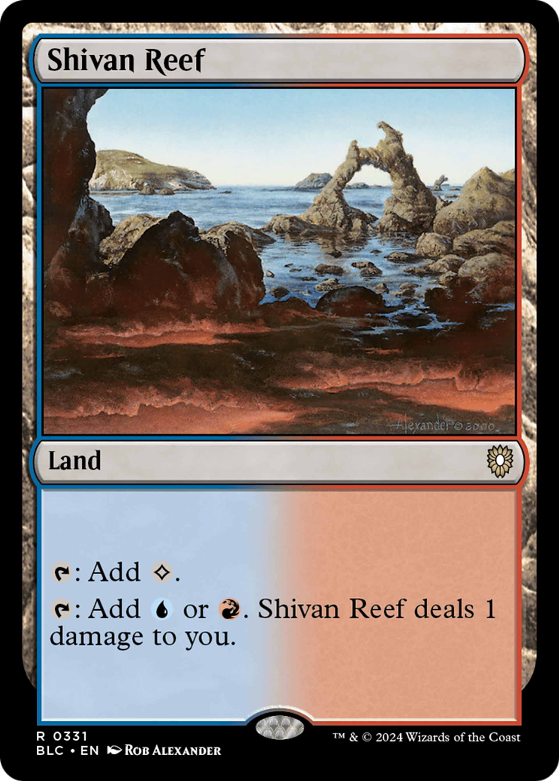 Shivan Reef — Bloomburrow Commander — Magic: The Gathering