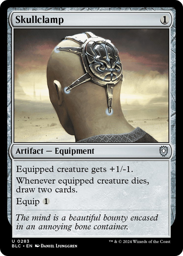 Skullclamp — Bloomburrow Commander — Magic: The Gathering