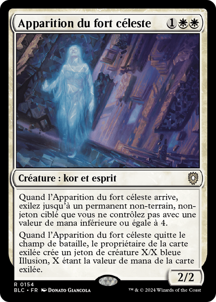 Apparition du fort céleste — Bloomburrow Commander — Magic: The Gathering