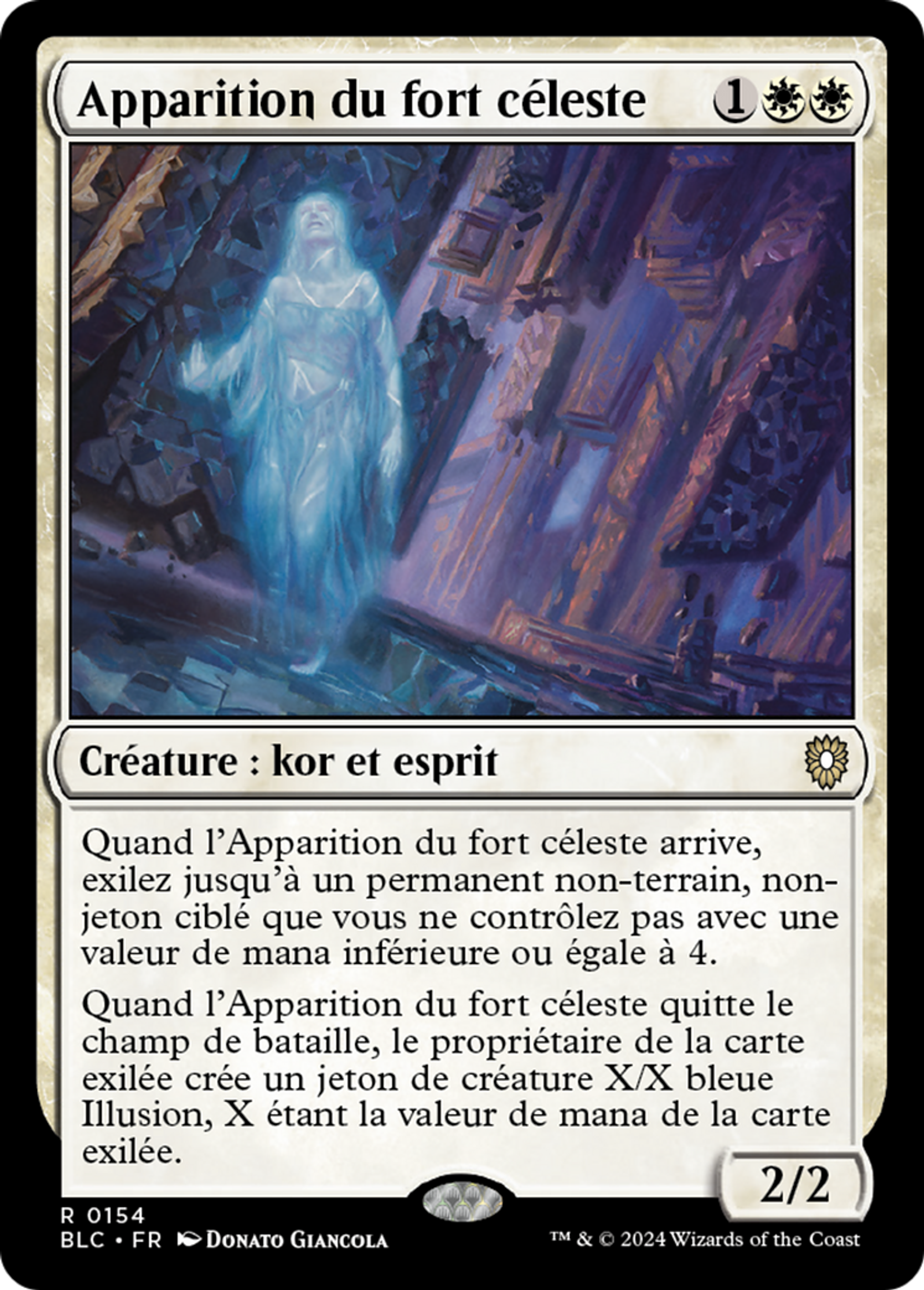 Apparition du fort céleste — Bloomburrow Commander — Magic: The Gathering