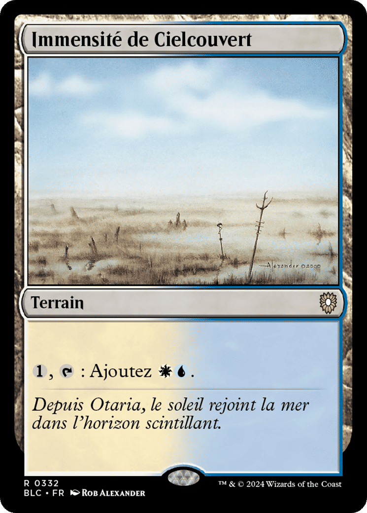 Immensité de Cielcouvert — Bloomburrow Commander — Magic: The Gathering