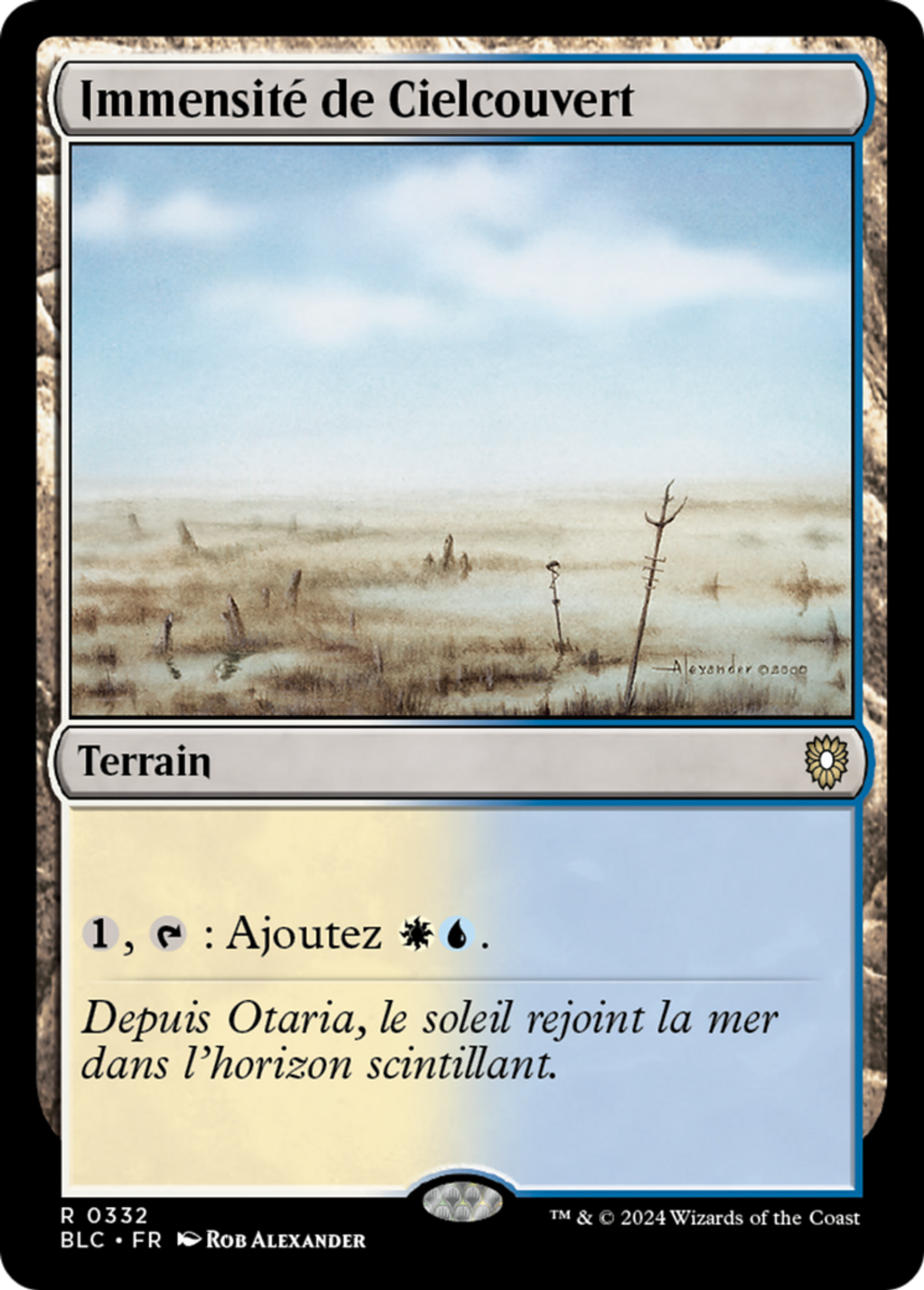 Immensité de Cielcouvert — Bloomburrow Commander — Magic: The Gathering