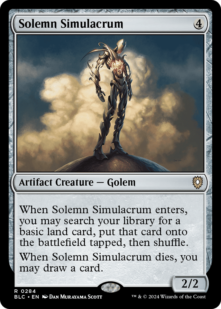 Solemn Simulacrum — Bloomburrow Commander — Magic: The Gathering
