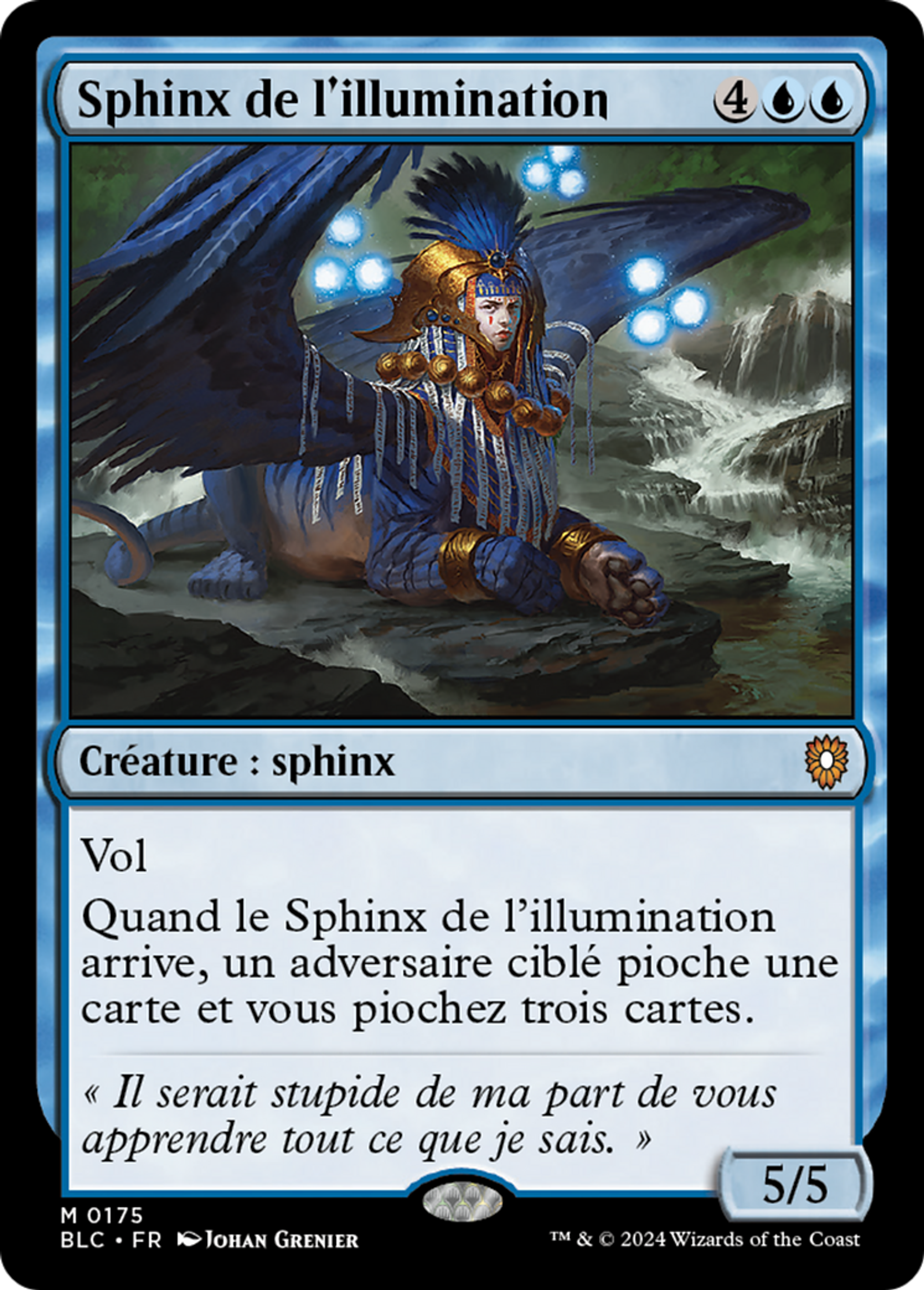 Sphinx de l'illumination — Bloomburrow Commander — Magic: The Gathering