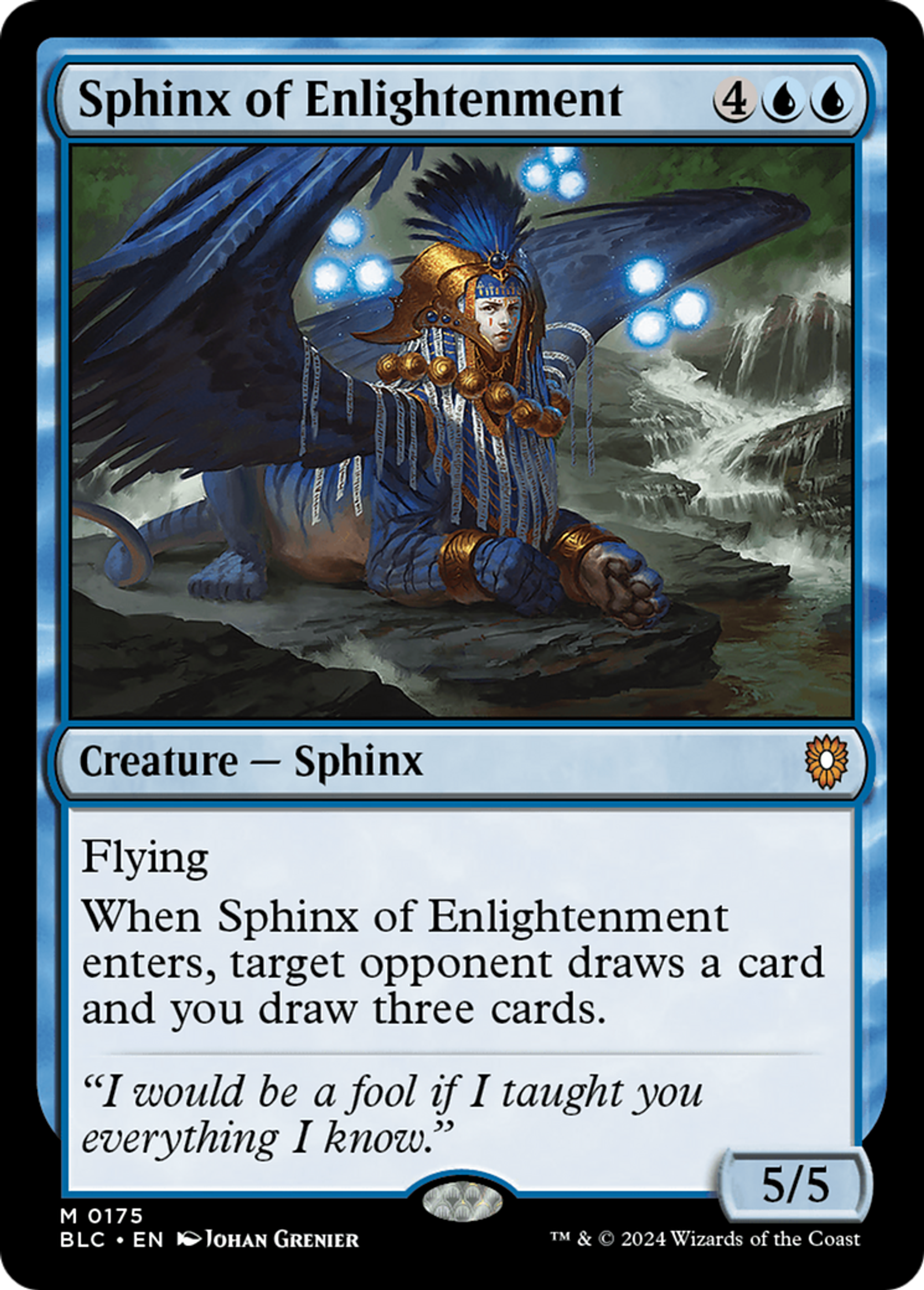 Sphinx of Enlightenment — Bloomburrow Commander — Magic: The Gathering
