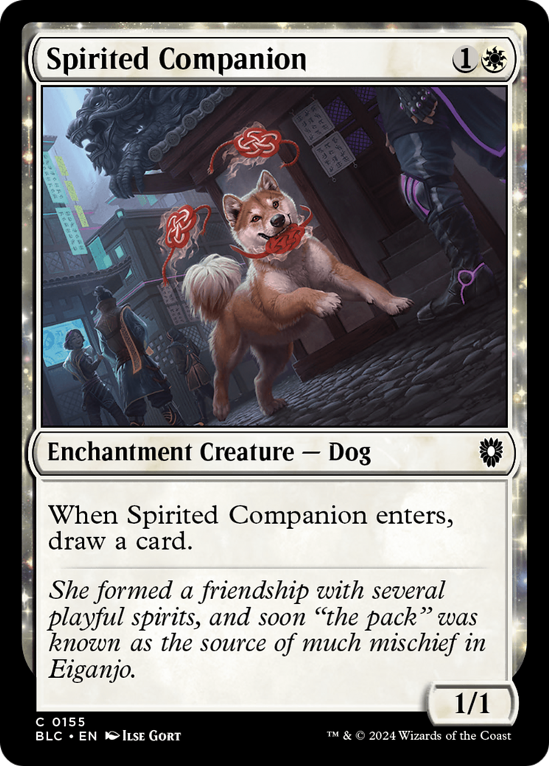Spirited Companion — Bloomburrow Commander — Magic: The Gathering