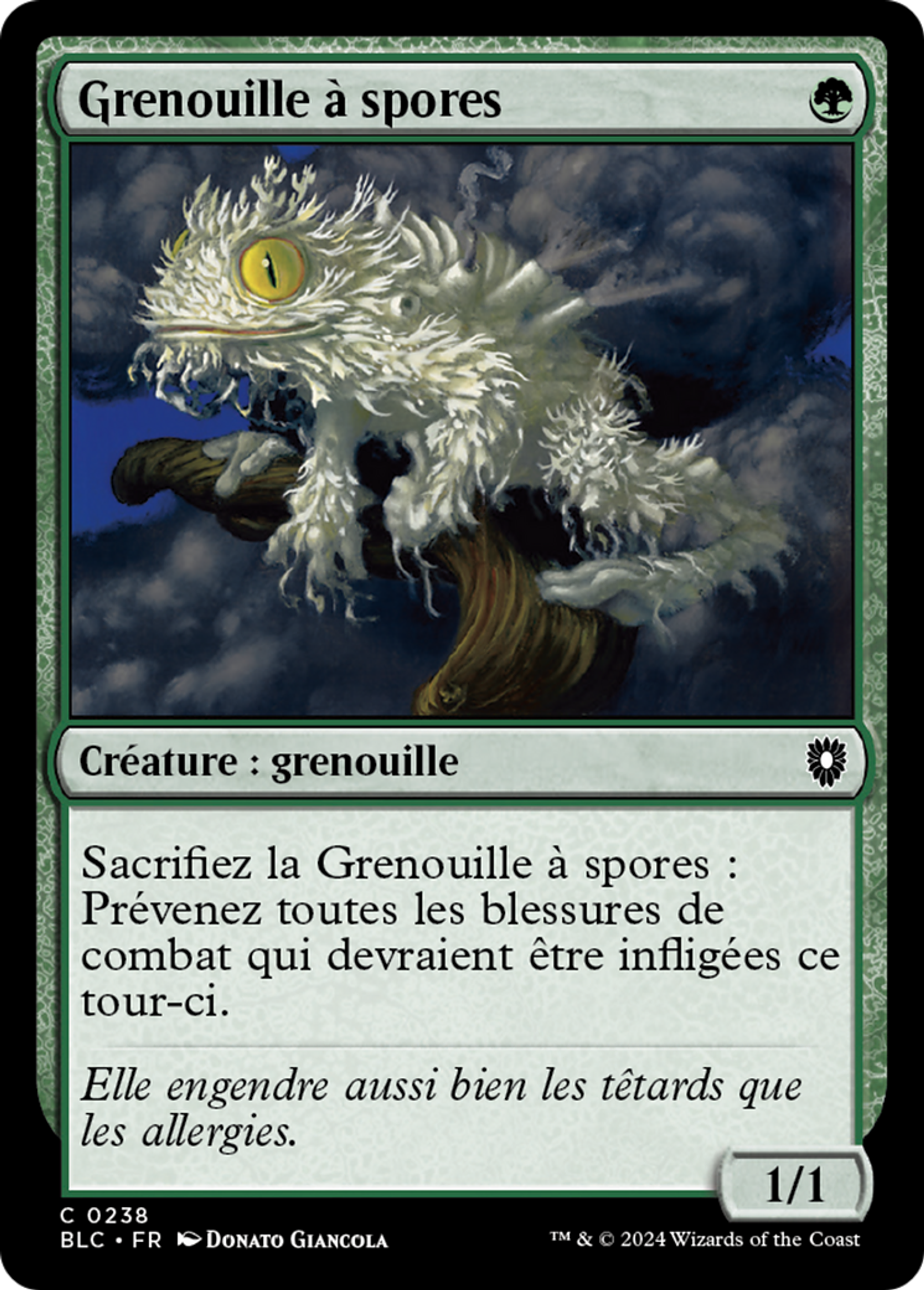 Grenouille à spores — Bloomburrow Commander — Magic: The Gathering
