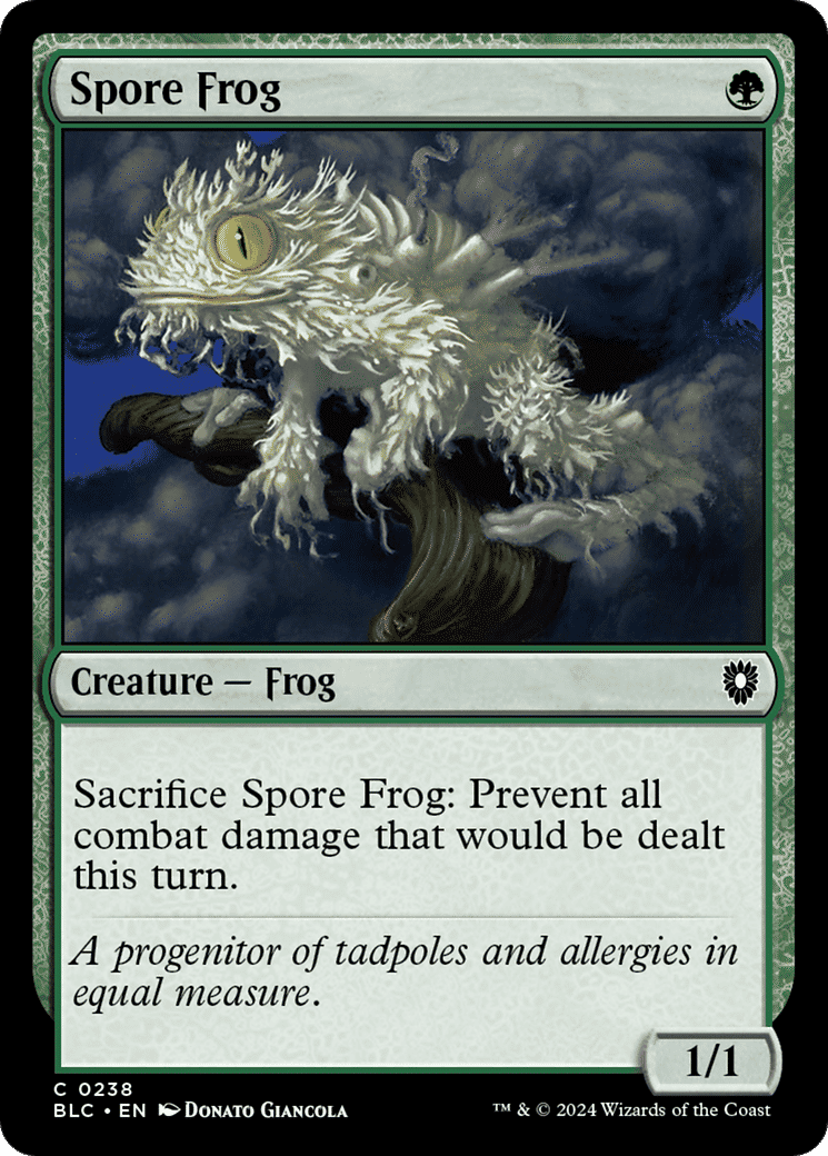 Spore Frog — Bloomburrow Commander — Magic: The Gathering