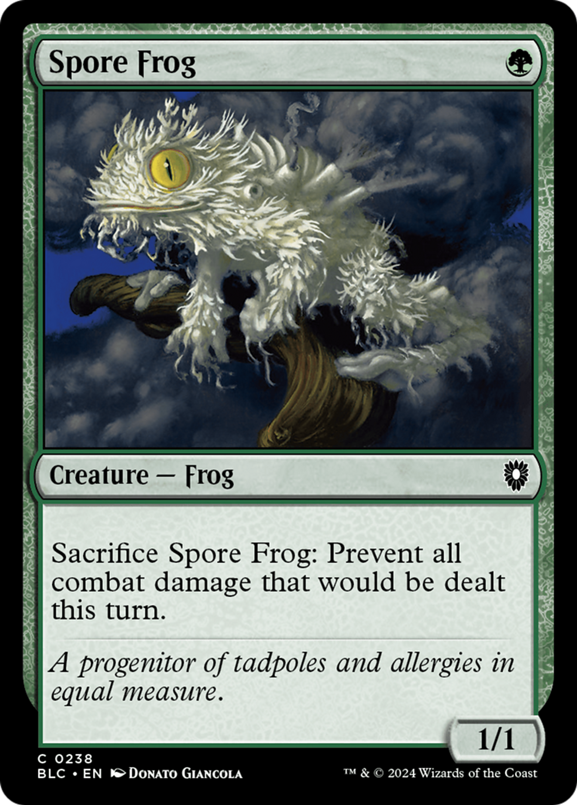Grenouille à spores — Bloomburrow Commander — Magic: The Gathering