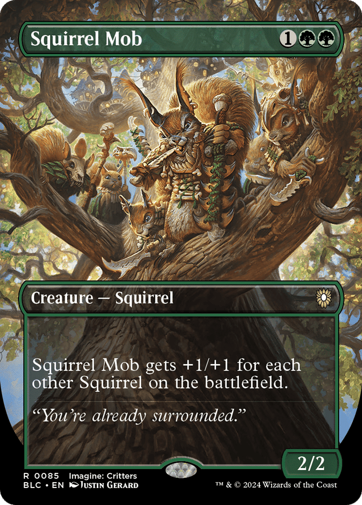 Squirrel Mob — Bloomburrow Commander — Magic: The Gathering