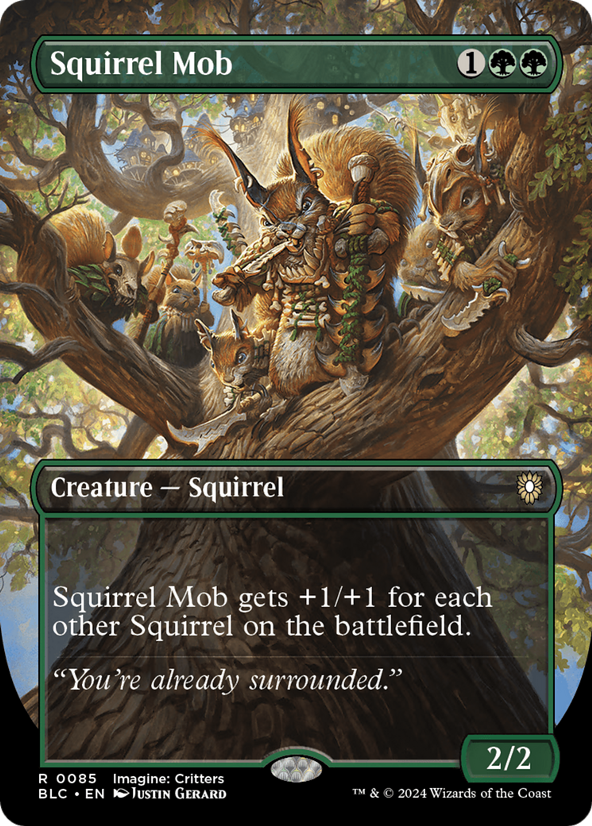 Squirrel Mob — Bloomburrow Commander — Magic: The Gathering