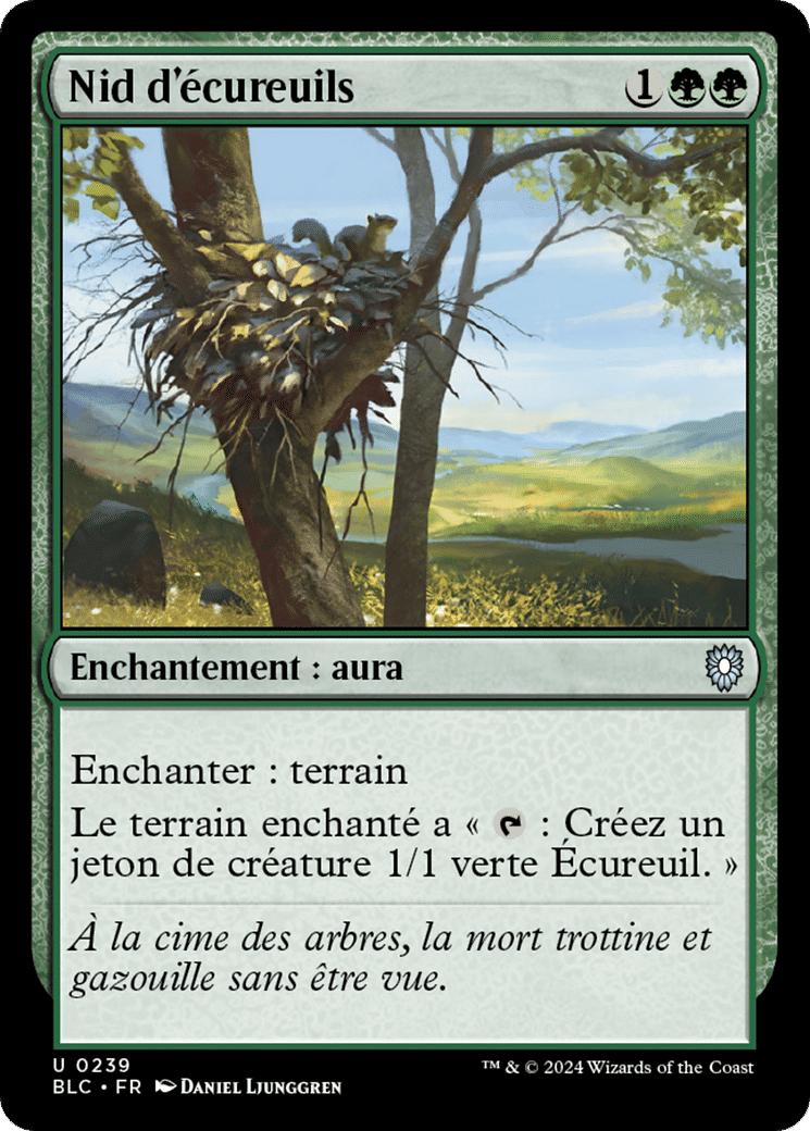 Nid d'écureuils — Bloomburrow Commander — Magic: The Gathering