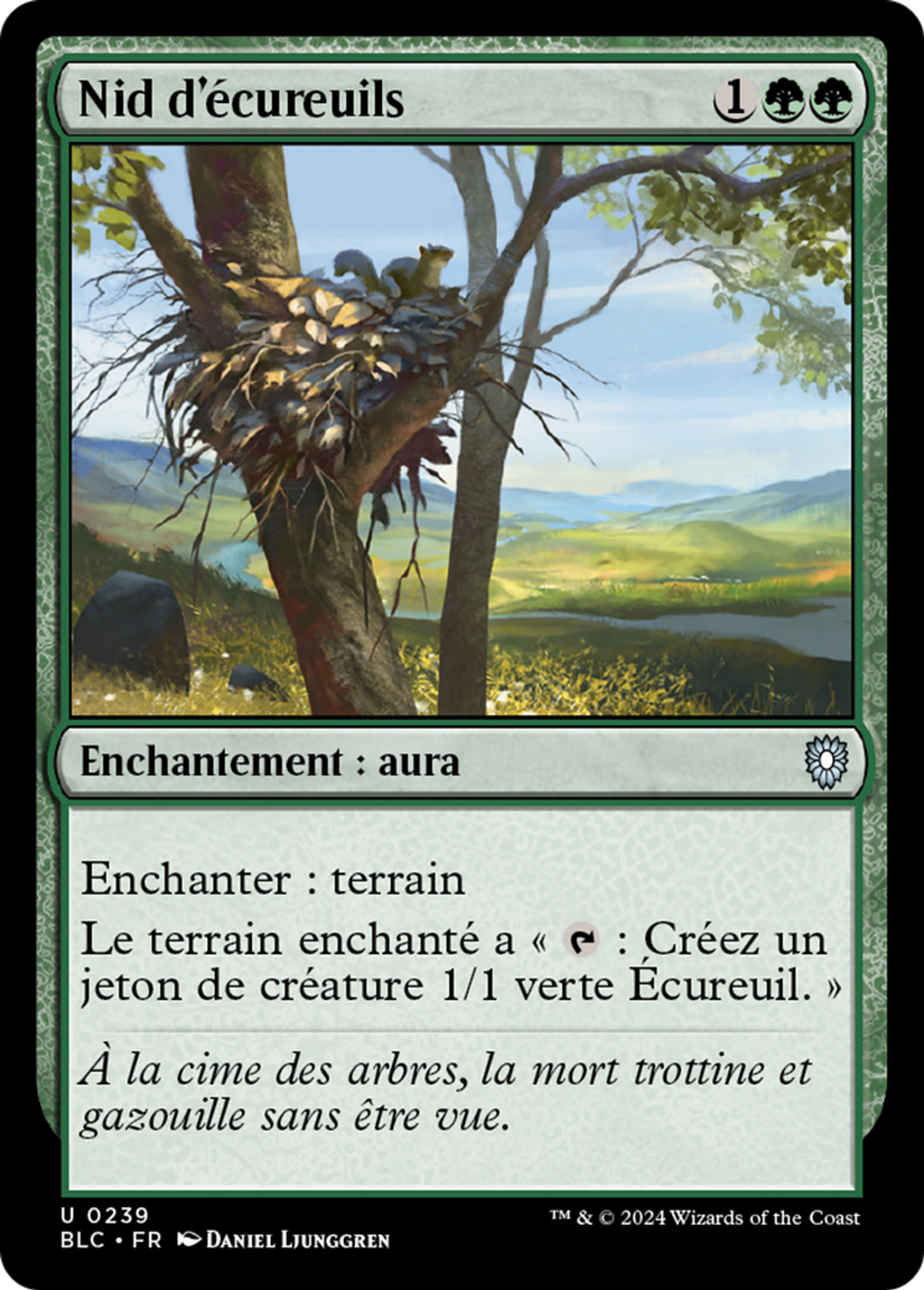 Nid d'écureuils — Bloomburrow Commander — Magic: The Gathering