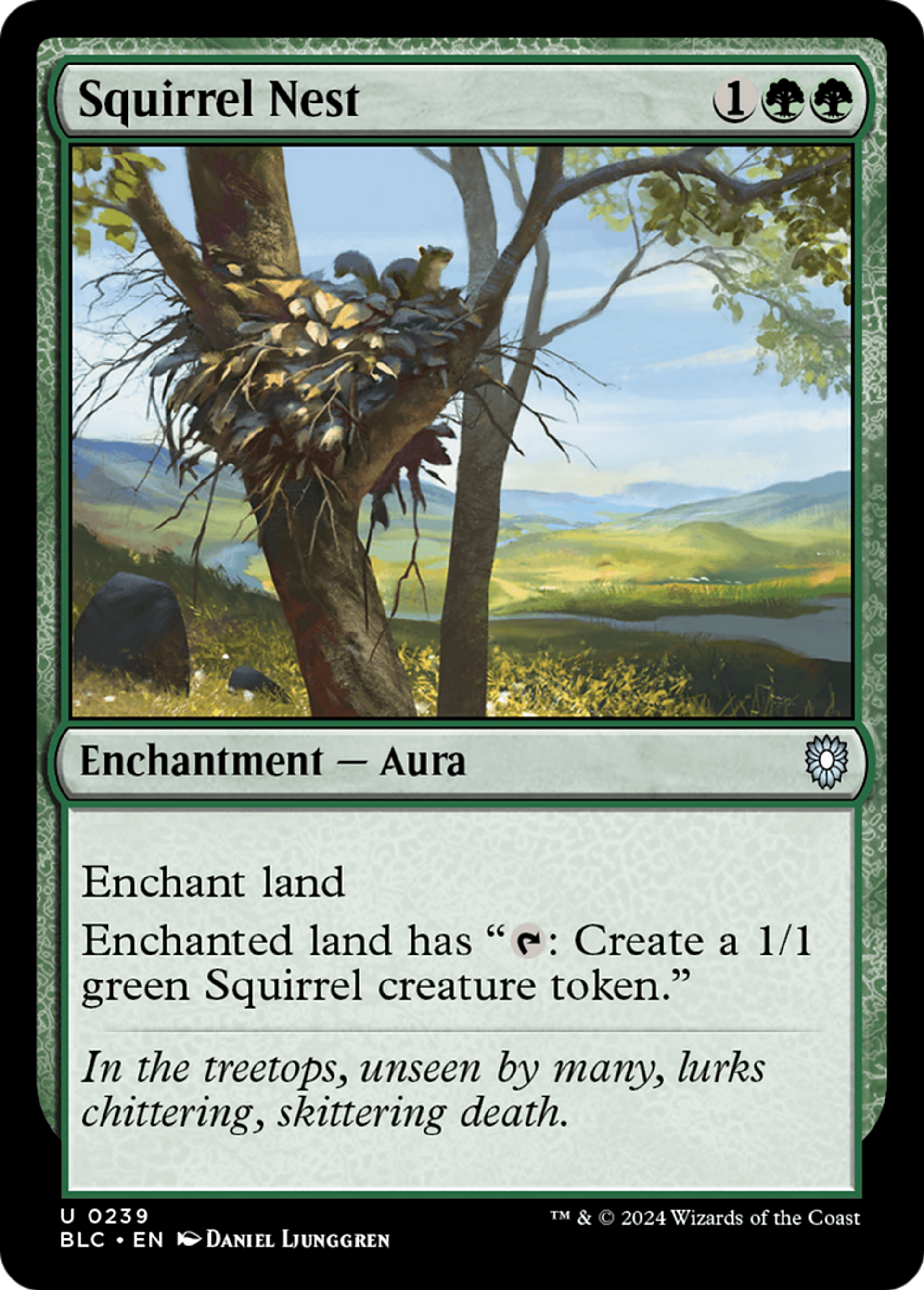 Nid d'écureuils — Bloomburrow Commander — Magic: The Gathering