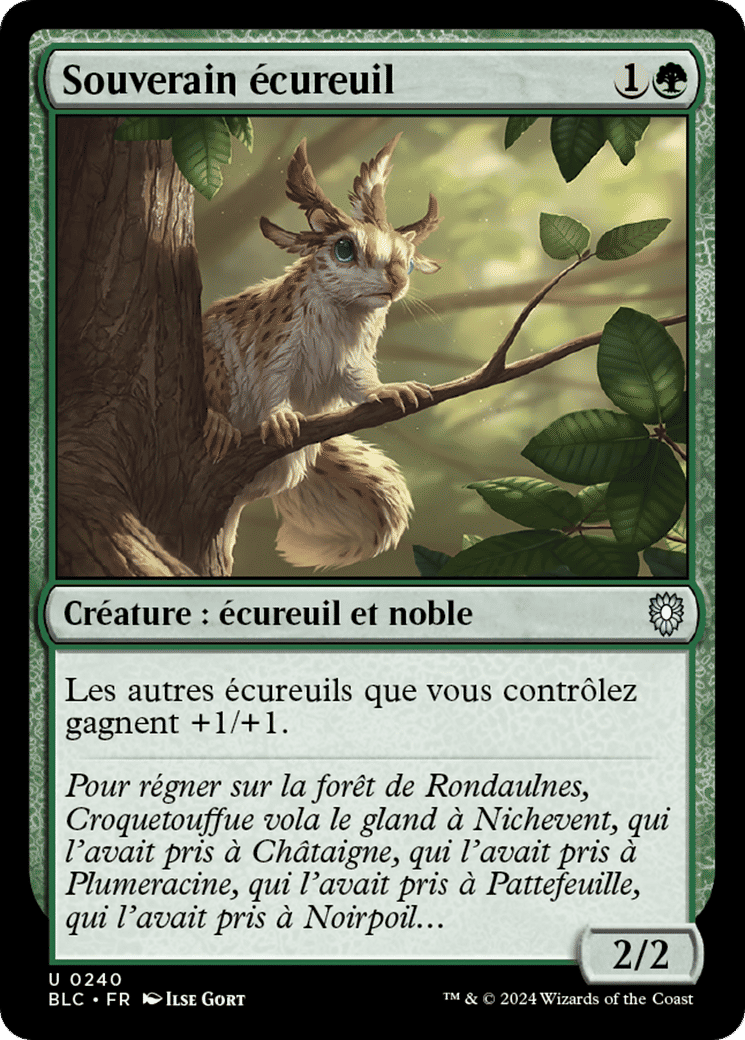 Souverain écureuil — Bloomburrow Commander — Magic: The Gathering