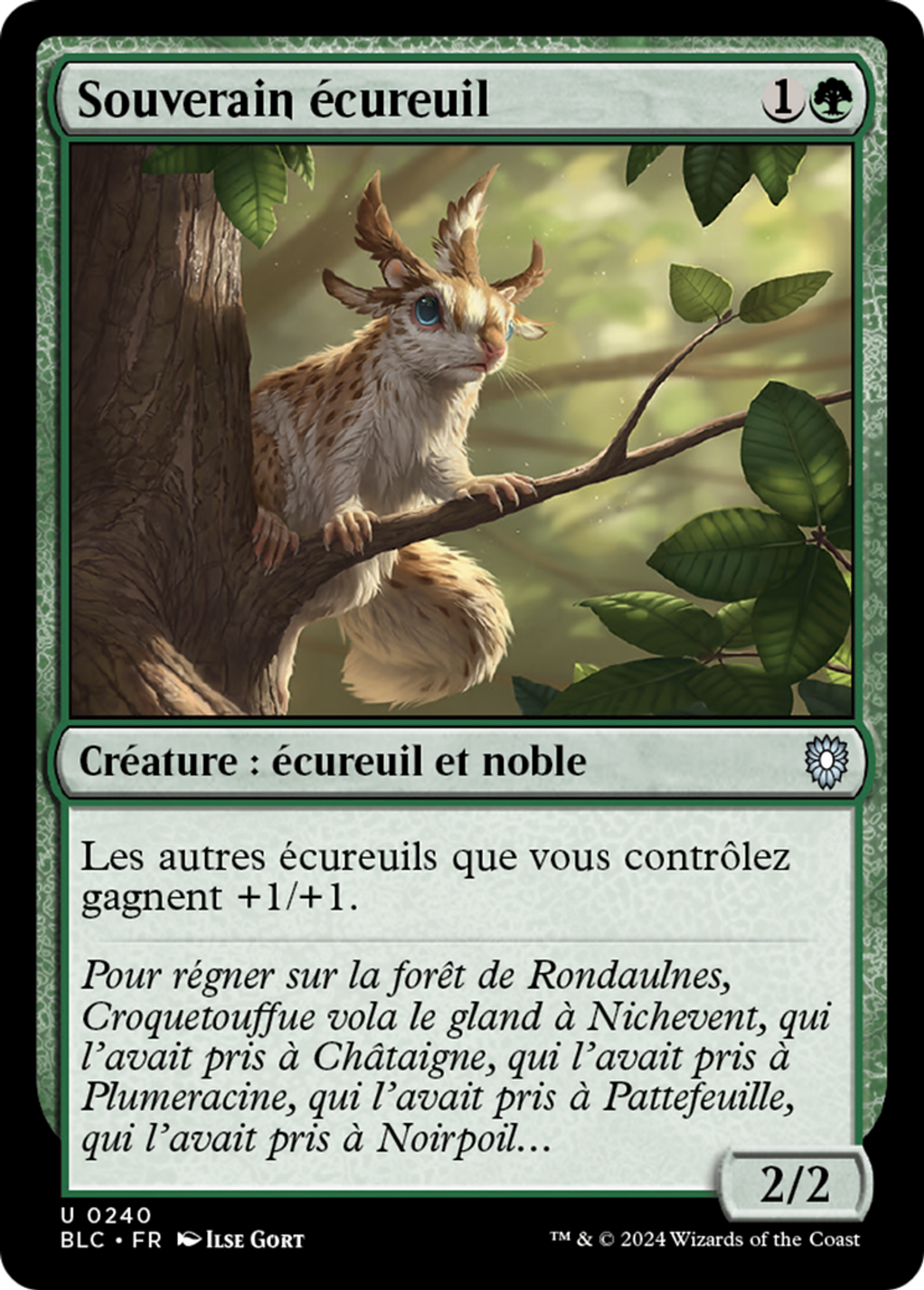 Souverain écureuil — Bloomburrow Commander — Magic: The Gathering