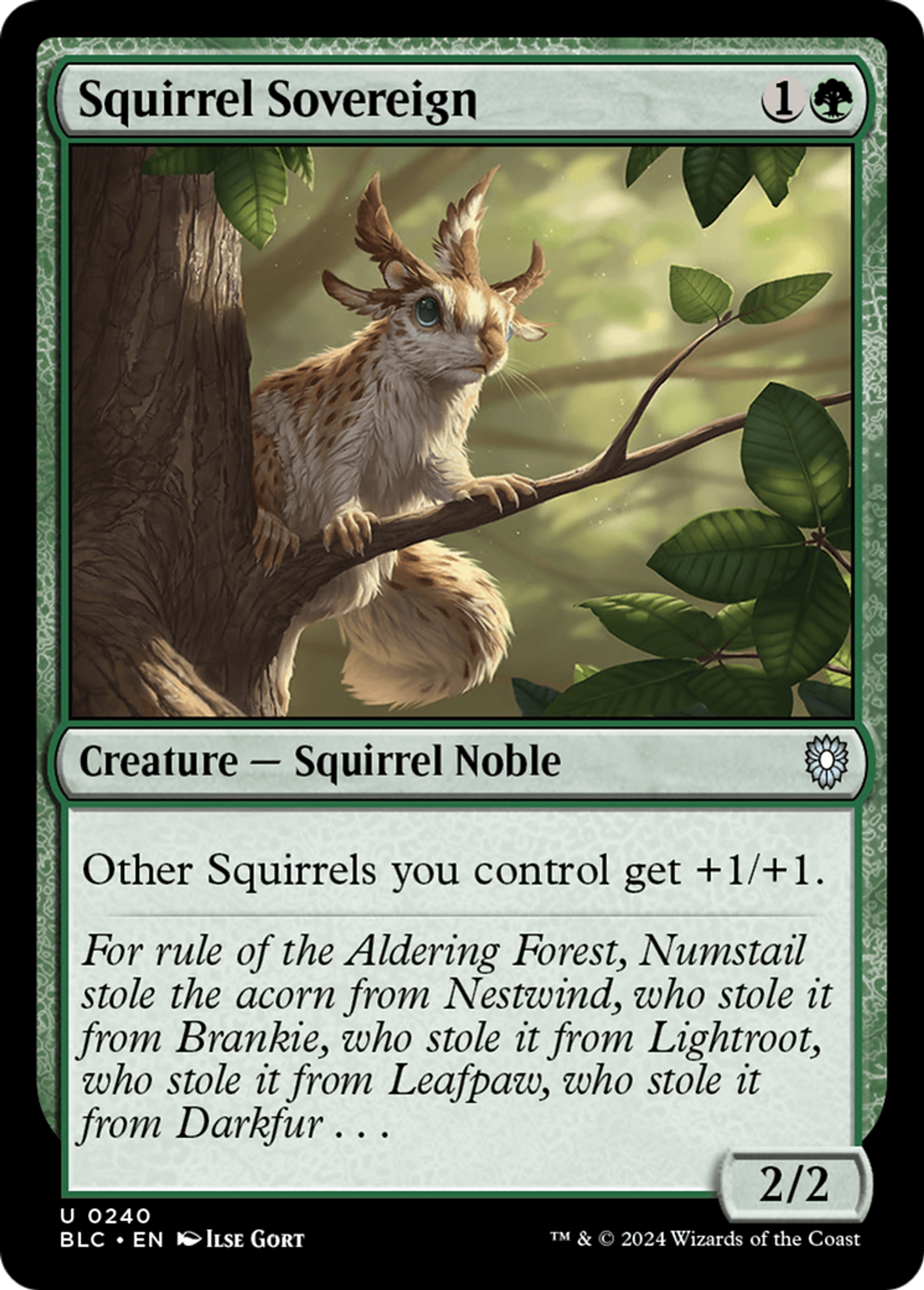 Souverain écureuil — Bloomburrow Commander — Magic: The Gathering
