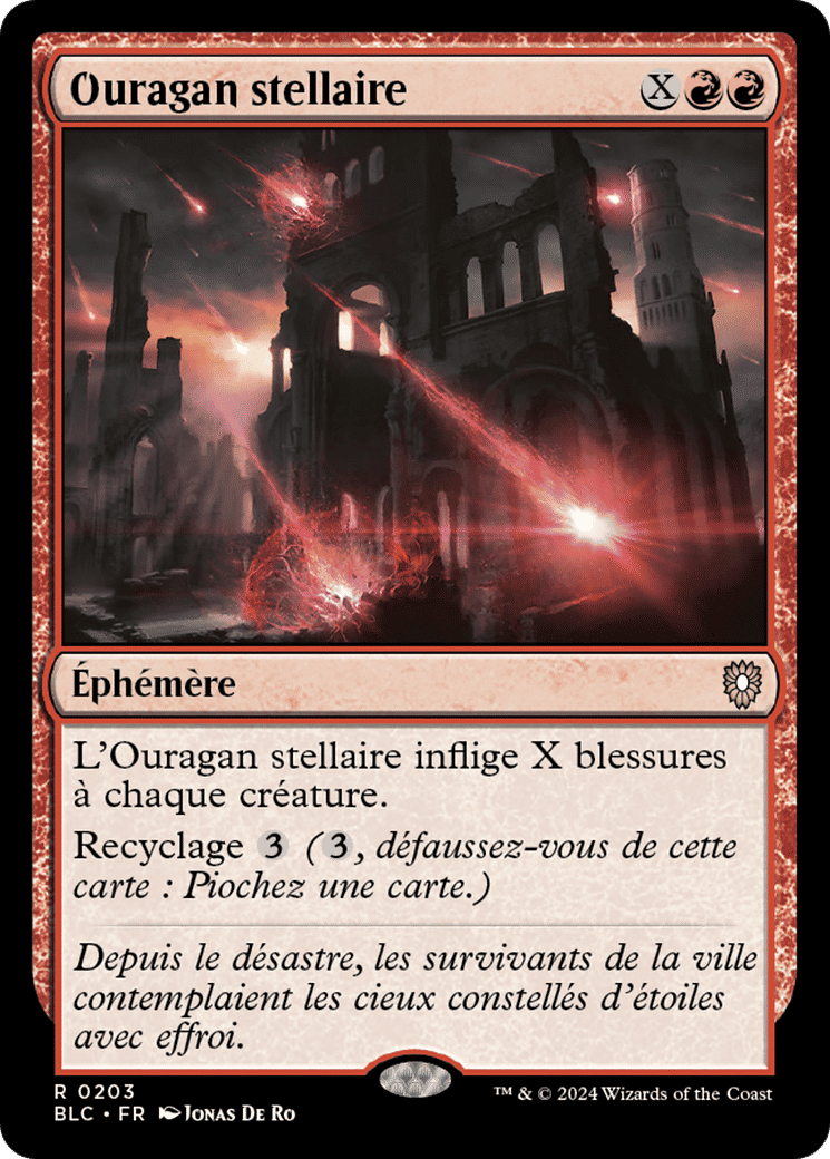Ouragan stellaire — Bloomburrow Commander — Magic: The Gathering