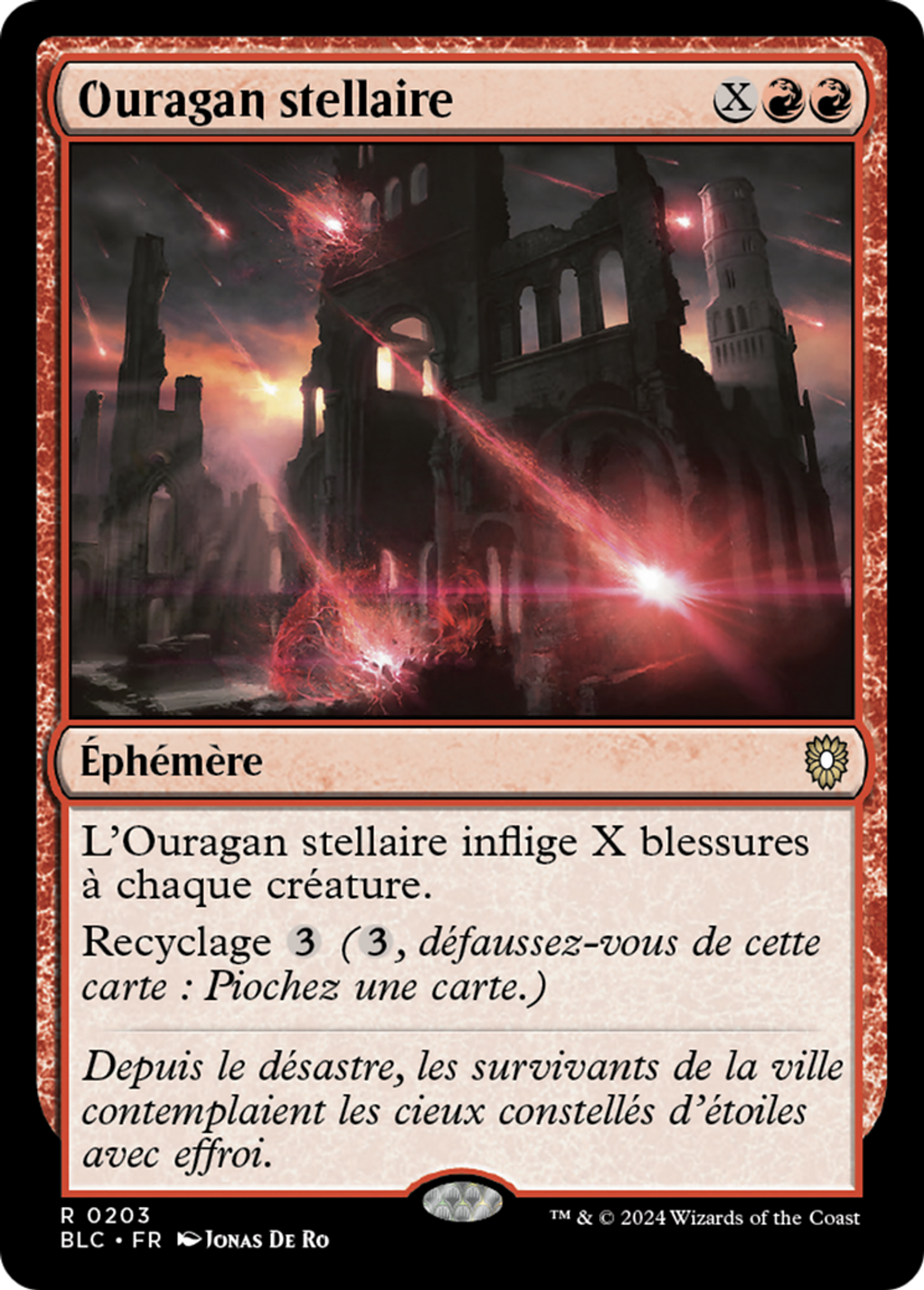 Ouragan stellaire — Bloomburrow Commander — Magic: The Gathering