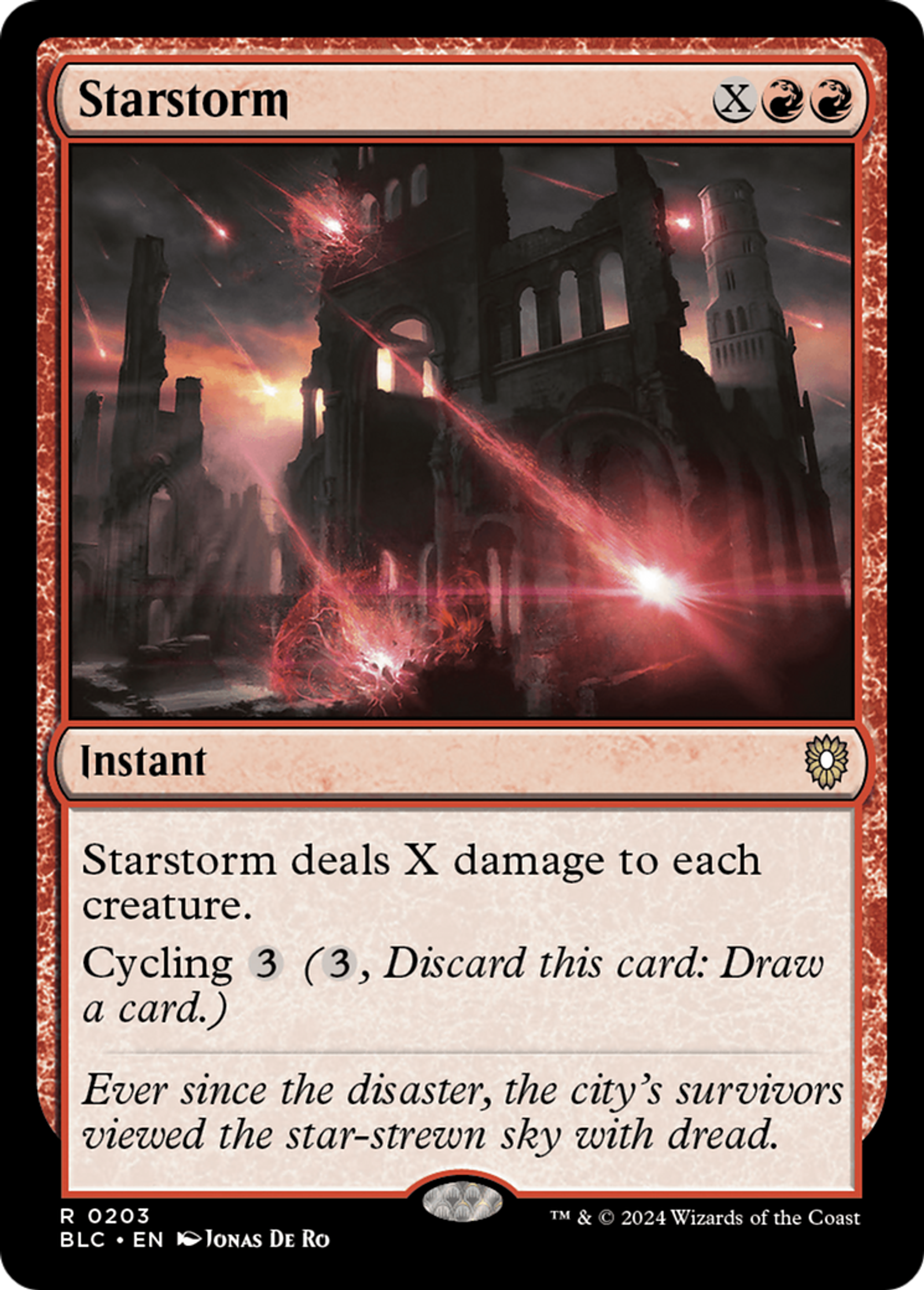 Ouragan stellaire — Bloomburrow Commander — Magic: The Gathering