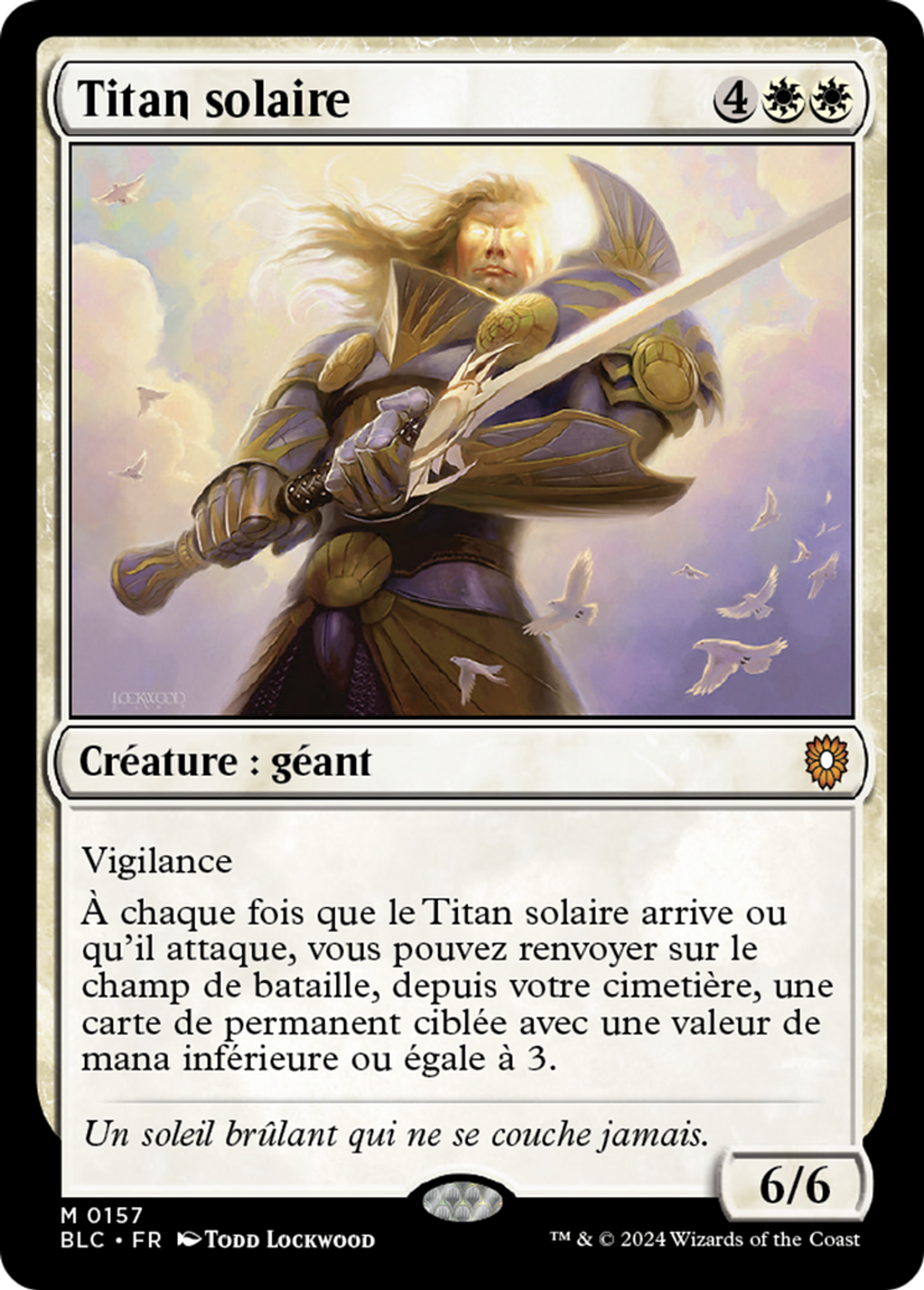 Titan solaire — Bloomburrow Commander — Magic: The Gathering