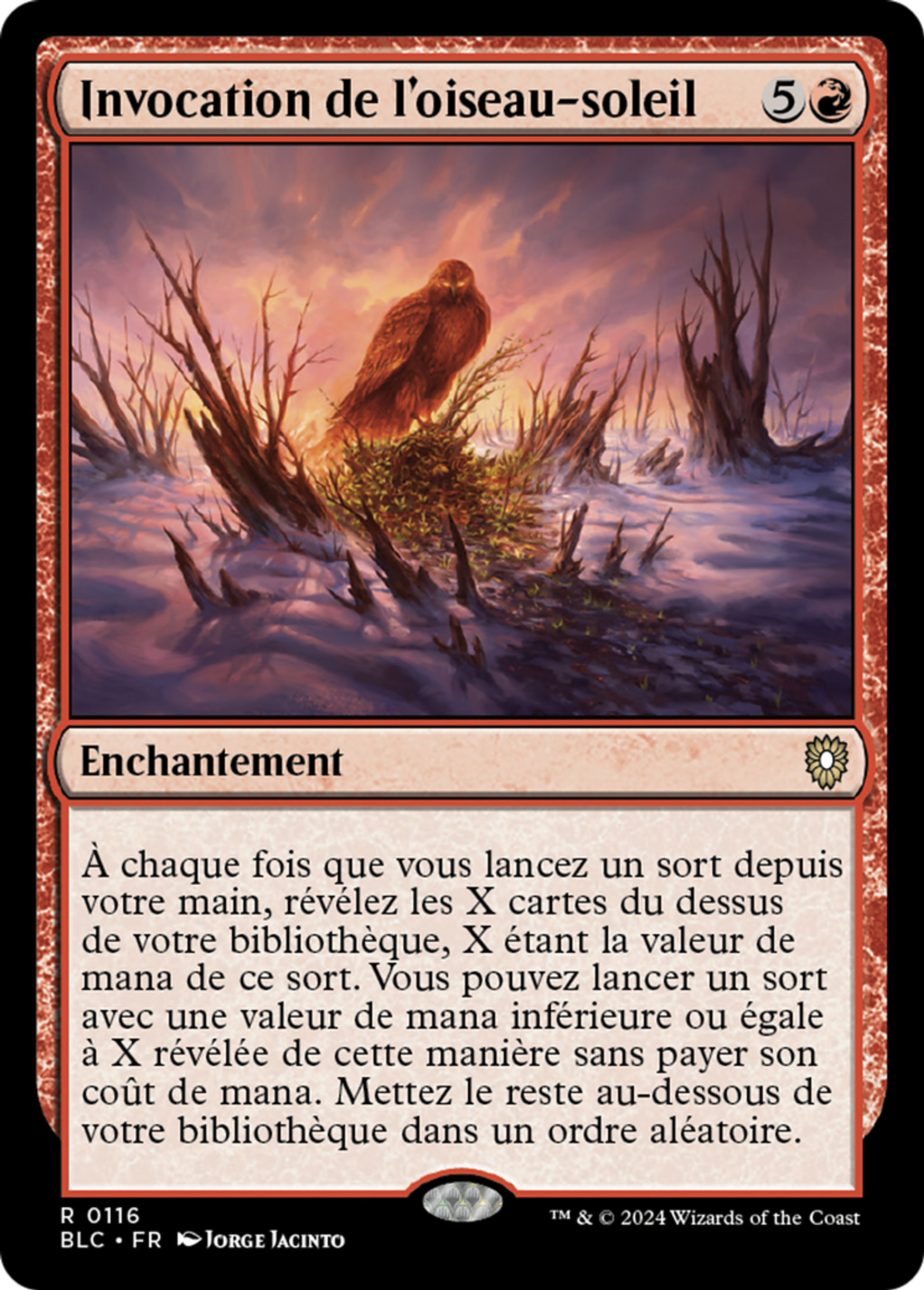 Invocation de l'oiseau-soleil — Bloomburrow Commander — Magic: The Gathering