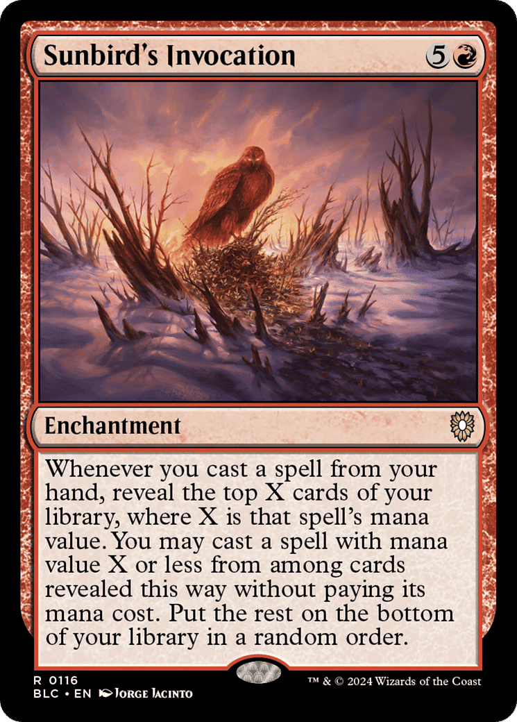 Sunbird's Invocation — Bloomburrow Commander — Magic: The Gathering