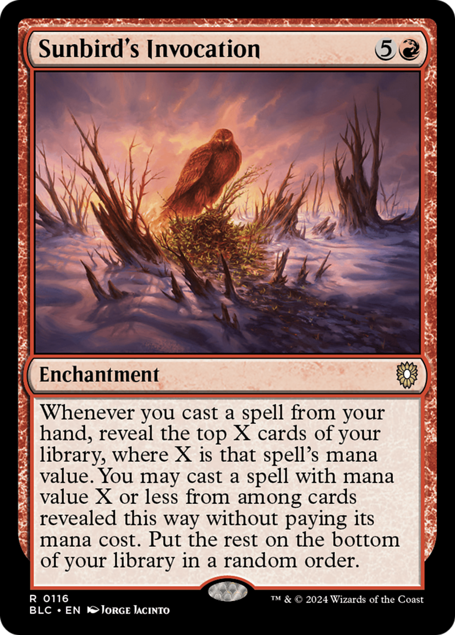 Sunbird's Invocation — Bloomburrow Commander — Magic: The Gathering