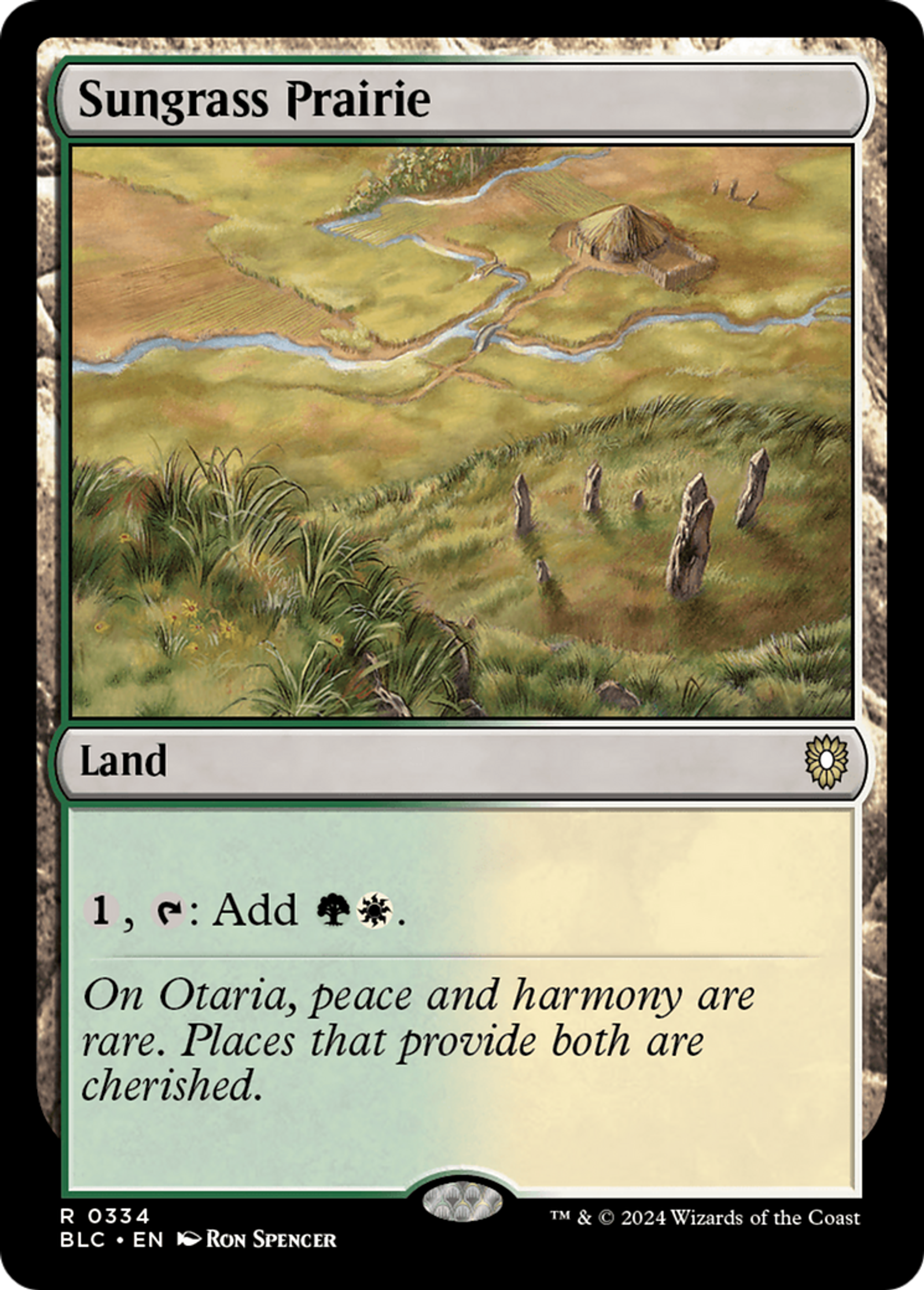 Sungrass Prairie — Bloomburrow Commander — Magic: The Gathering