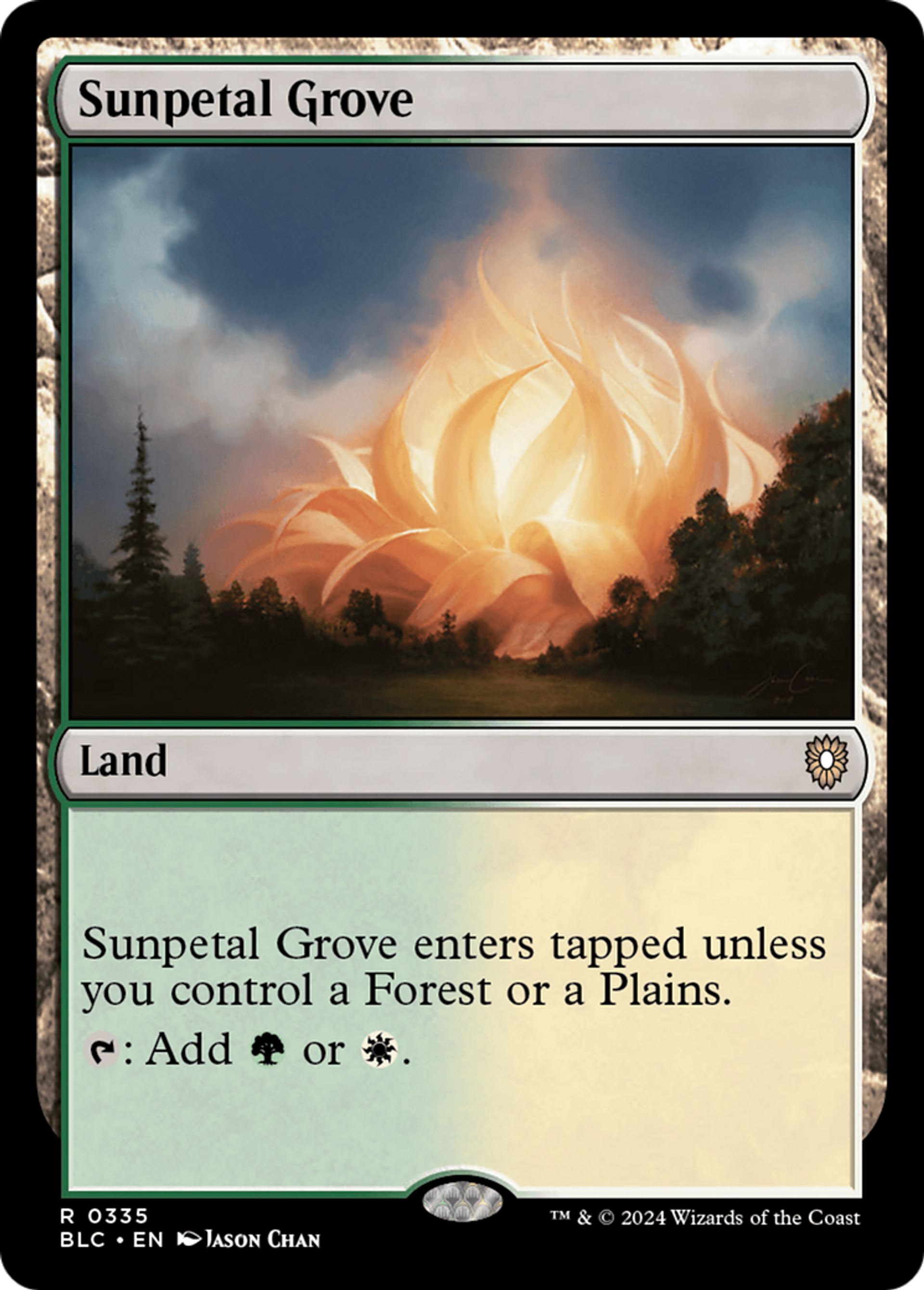 Sunpetal Grove — Bloomburrow Commander — Magic: The Gathering