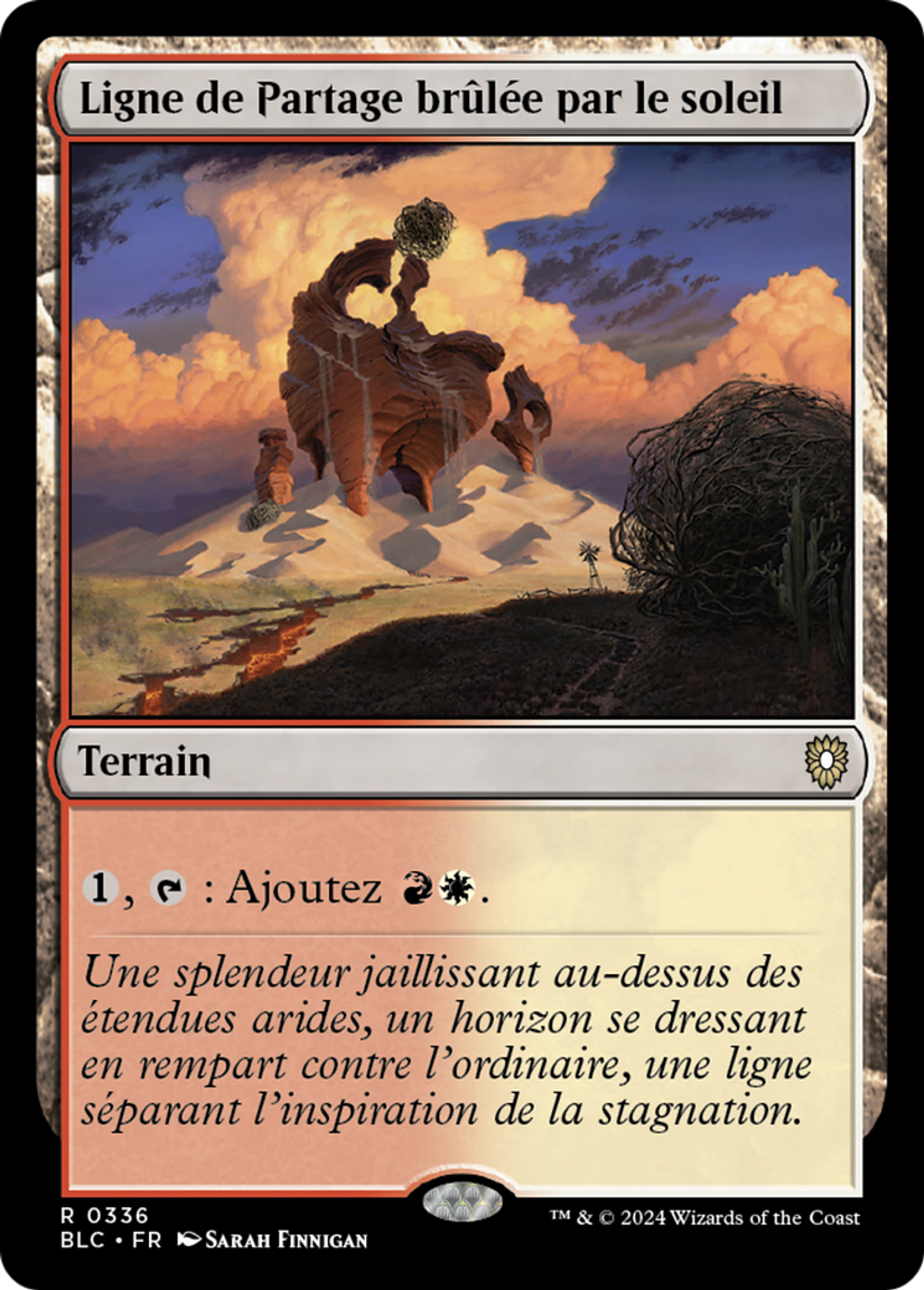 Ligne de Partage brûlée par le soleil — Bloomburrow Commander — Magic: The Gathering