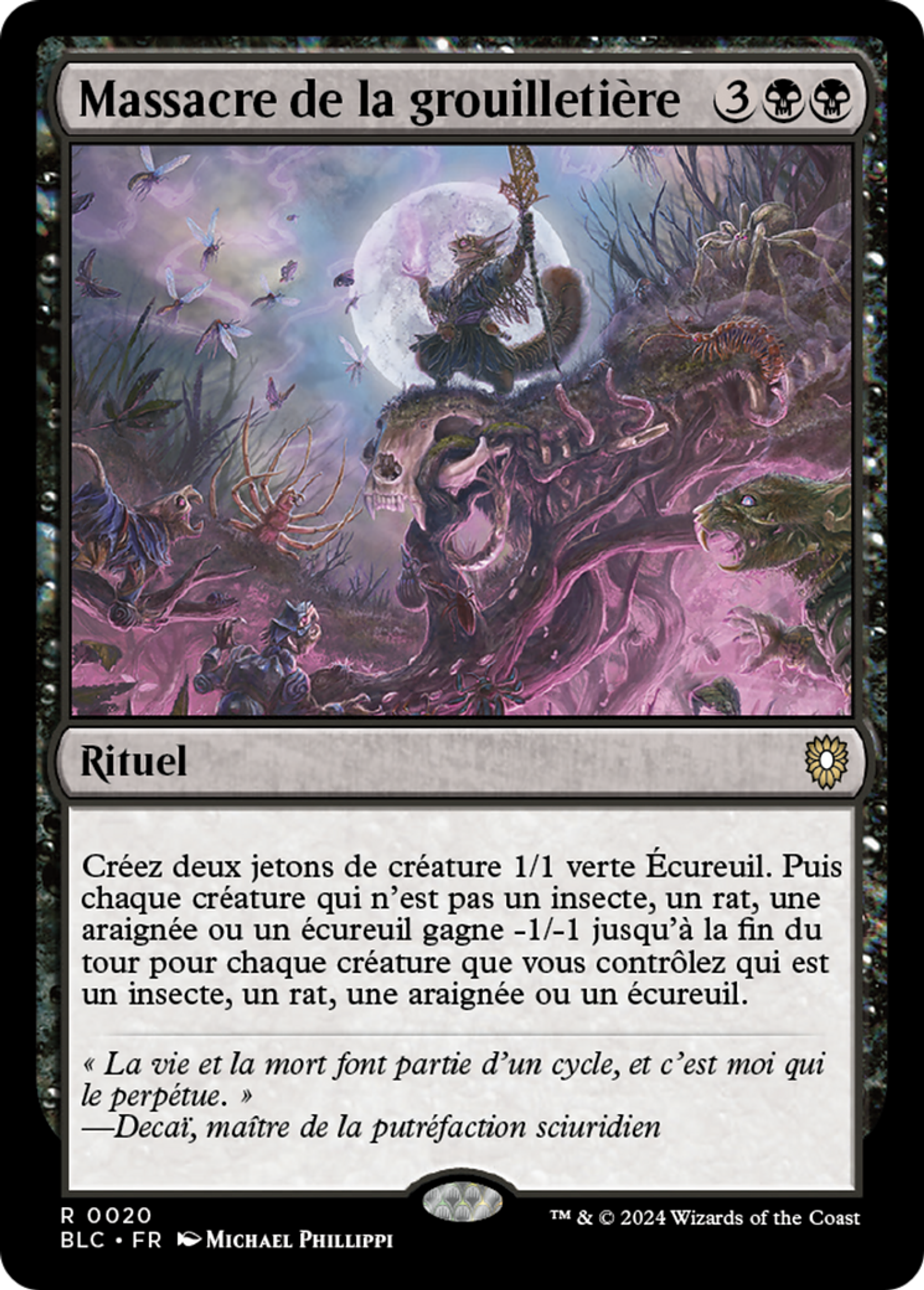 Massacre de la grouilletière — Bloomburrow Commander — Magic: The Gathering