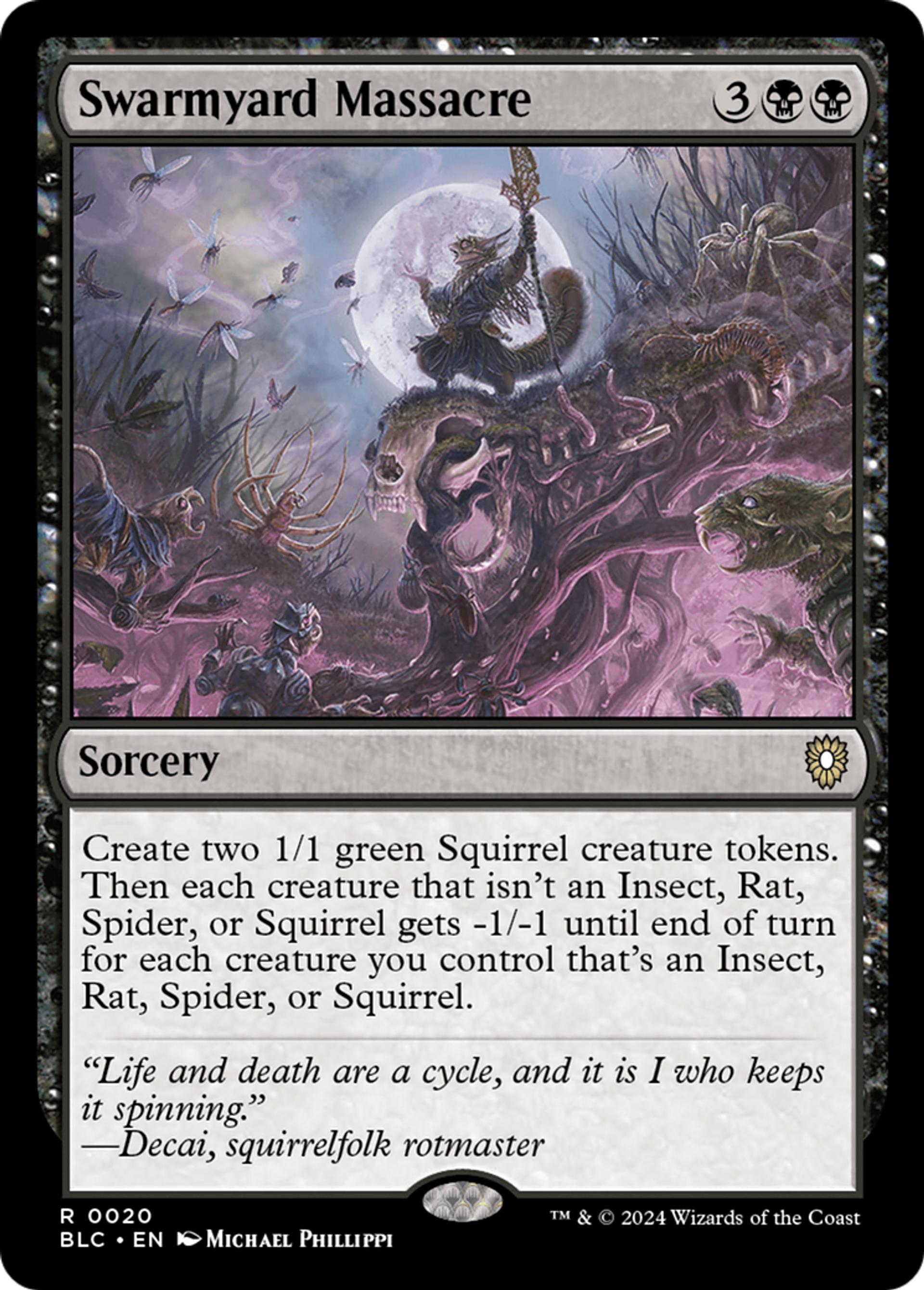 Swarmyard Massacre — Bloomburrow Commander — Magic: The Gathering
