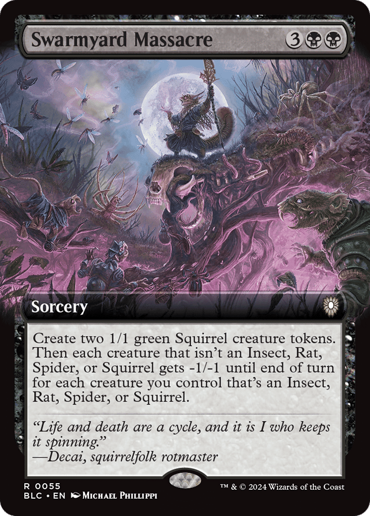 Swarmyard Massacre — Bloomburrow Commander — Magic: The Gathering
