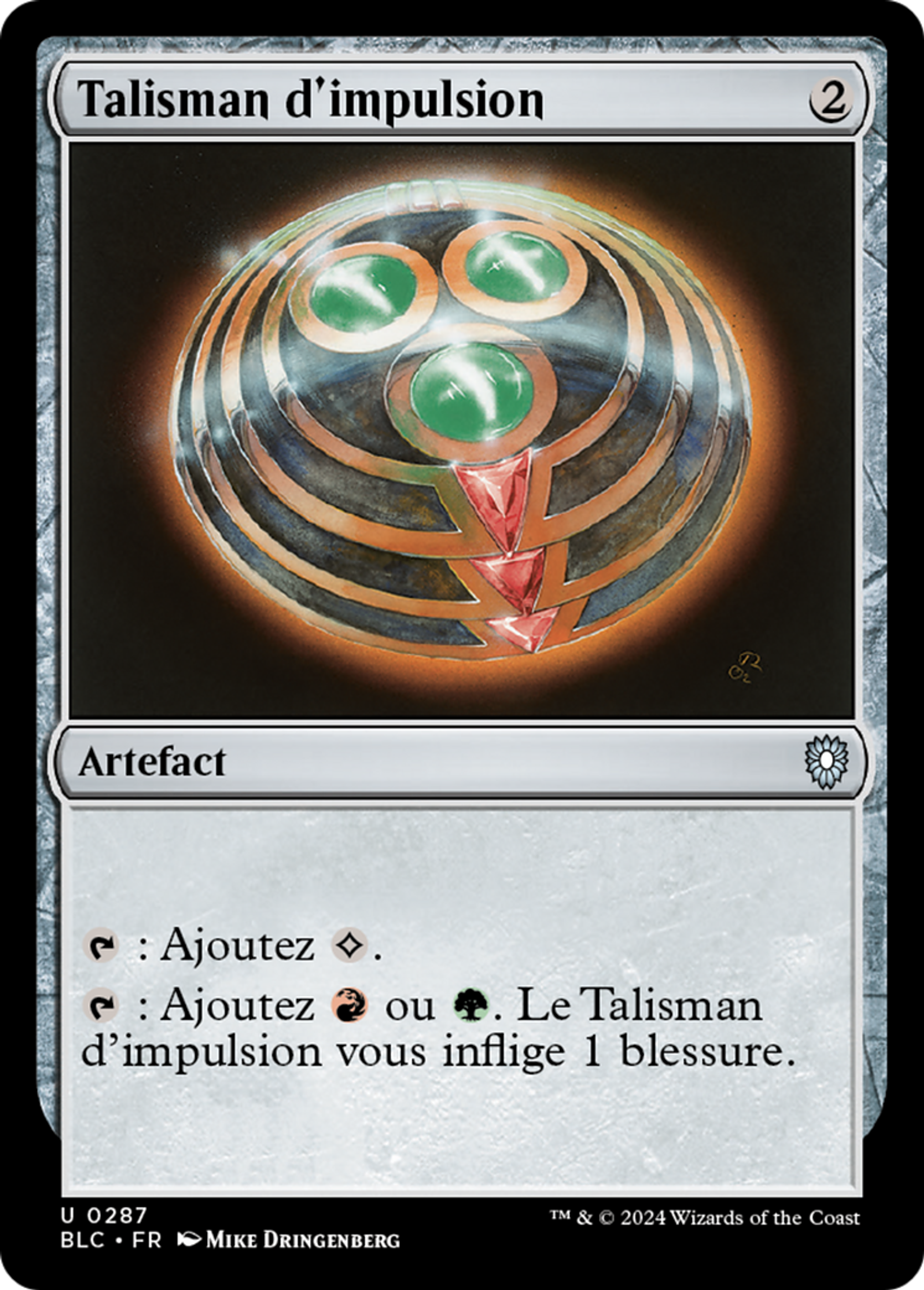 Talisman d'impulsion — Bloomburrow Commander — Magic: The Gathering