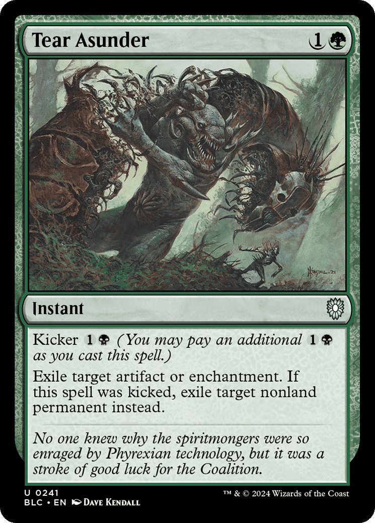 Tear Asunder — Bloomburrow Commander — Magic: The Gathering