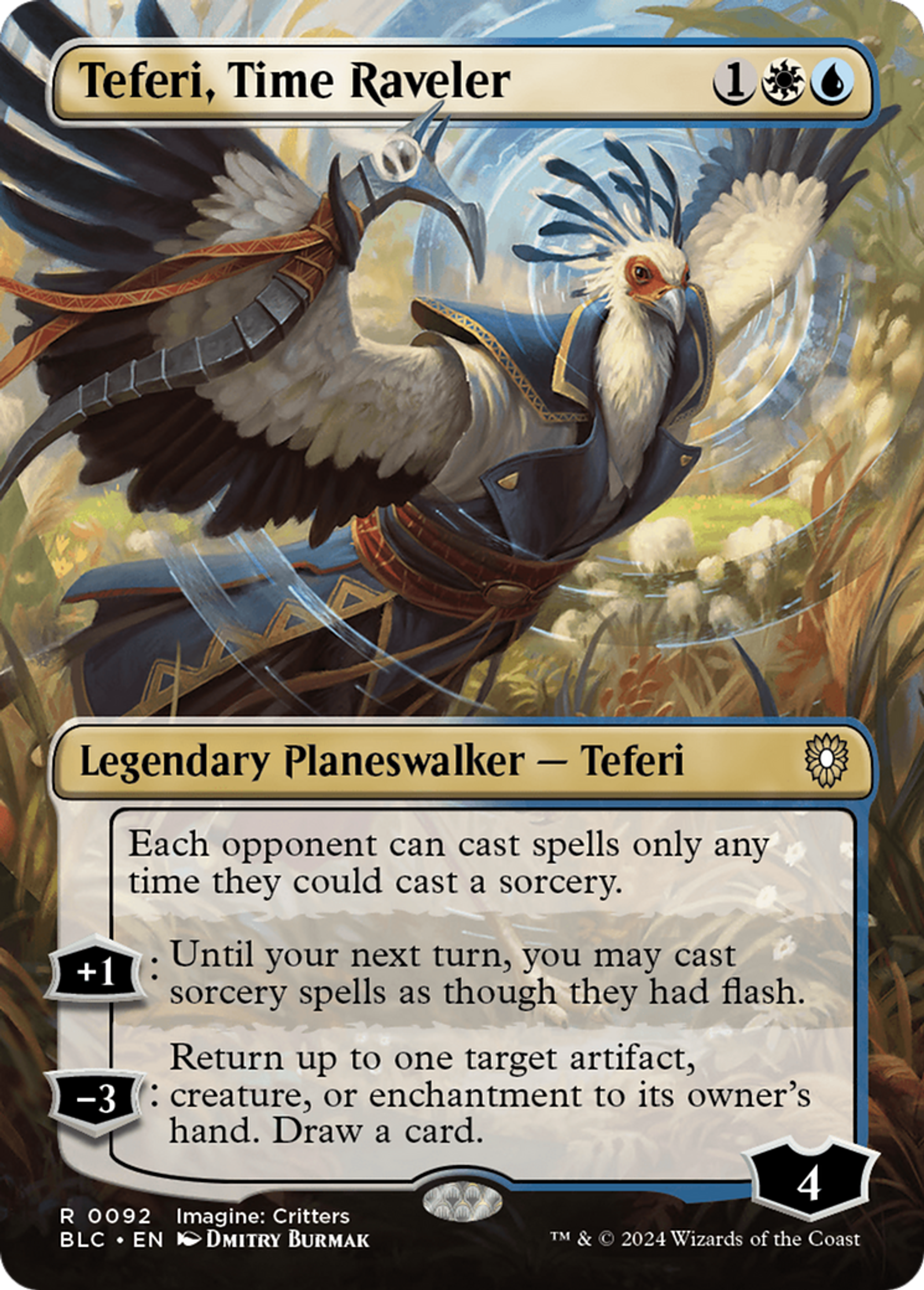 Teferi, Time Raveler — Bloomburrow Commander — Magic: The Gathering