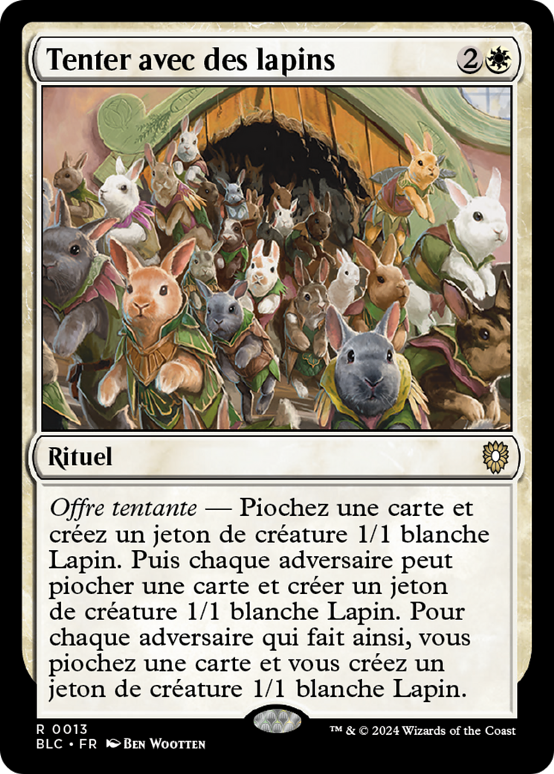 Tenter avec des lapins — Bloomburrow Commander — Magic: The Gathering