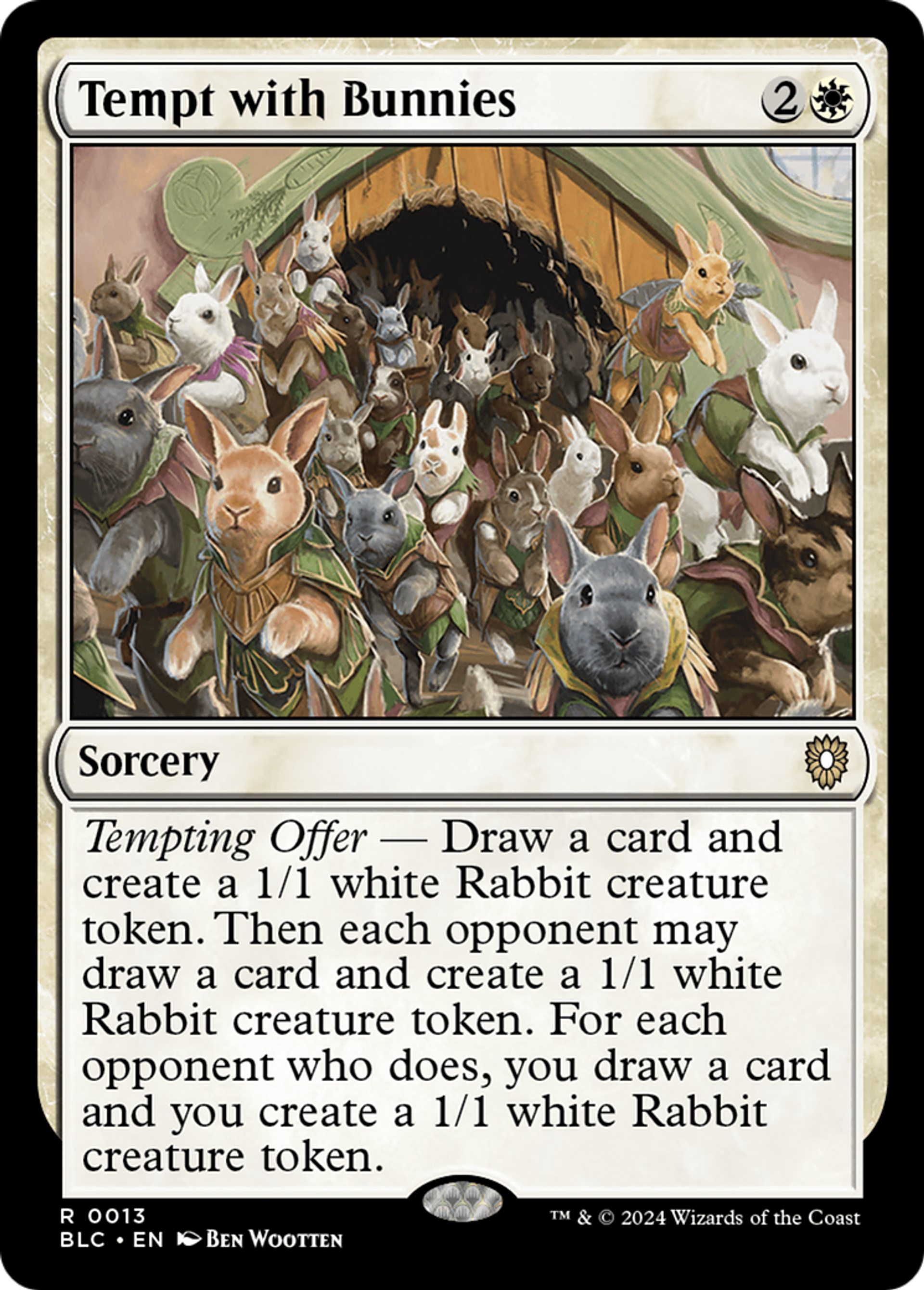 Tempt with Bunnies — Bloomburrow Commander — Magic: The Gathering